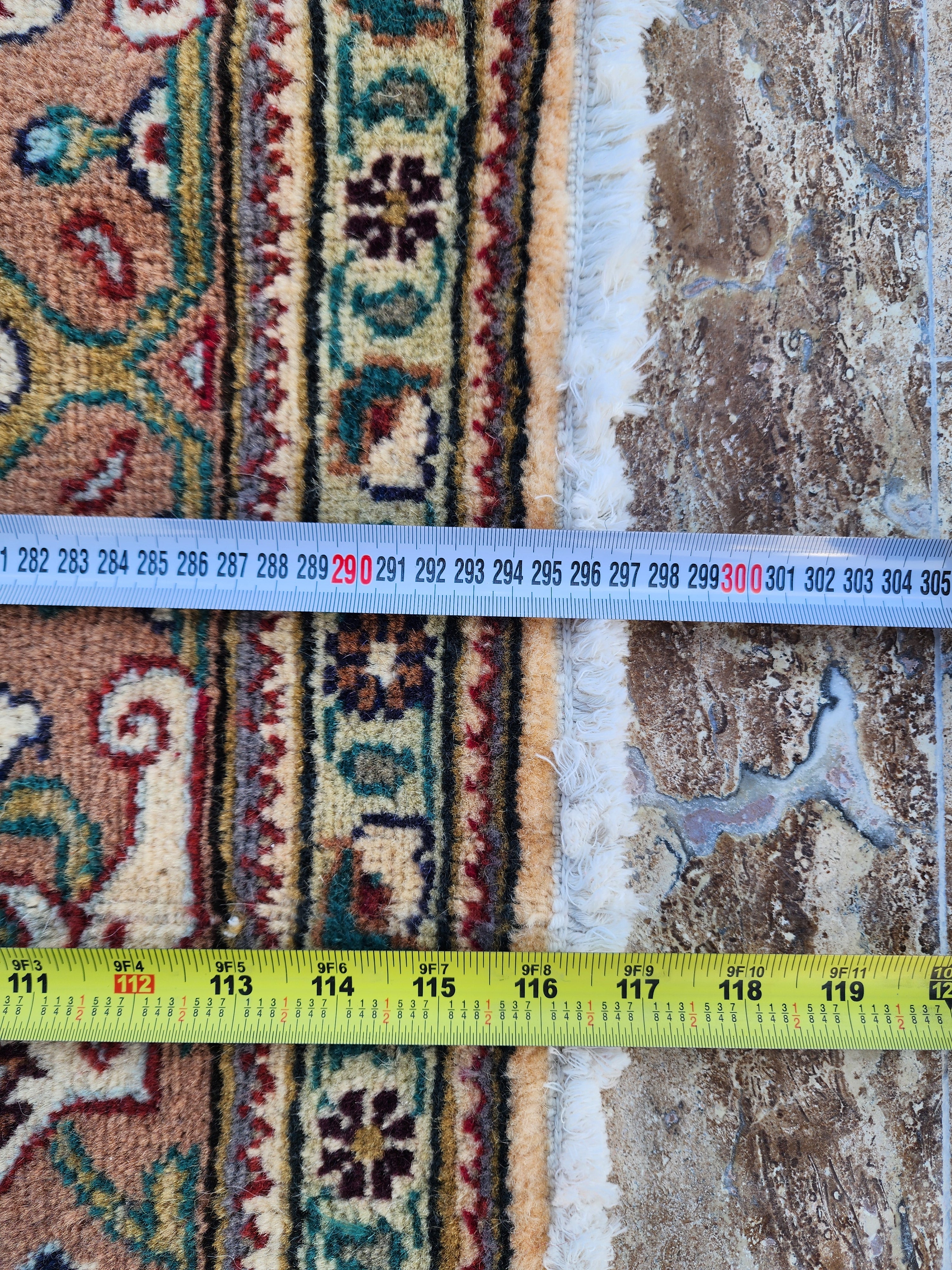 vintage Kayseri Wool Large Area Rug — styled view