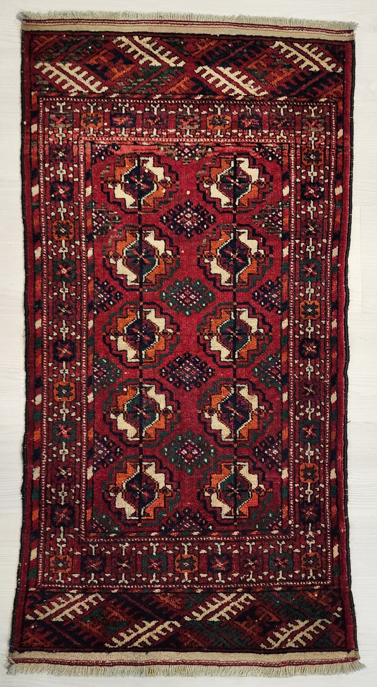 Antique Anatolian Small Rug | Hand-Knotted | TurkishRug