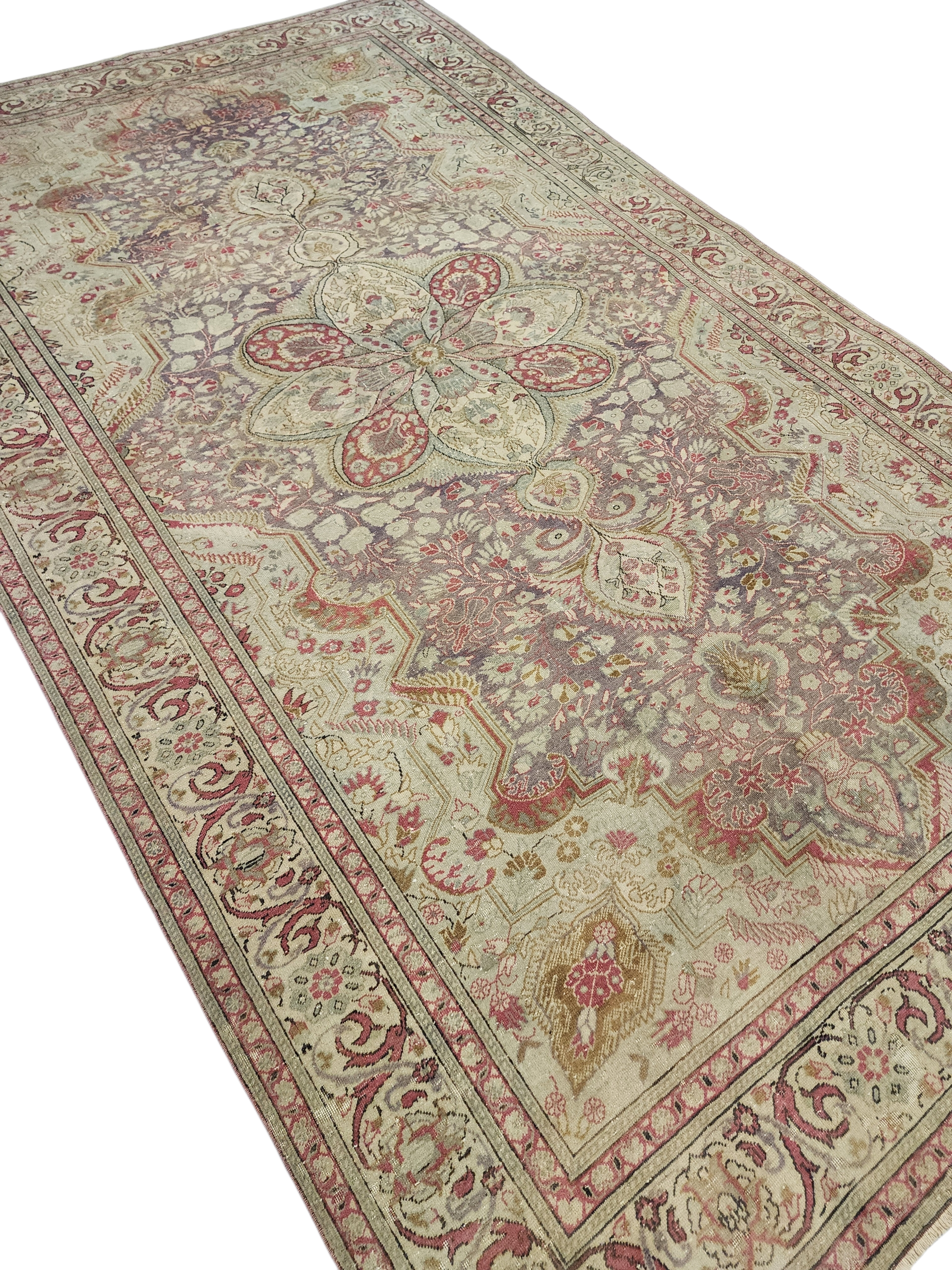 Vintage 1960s Kayseri Turkish Rug, Central Anatolian Wool Carpet, Boho Decor