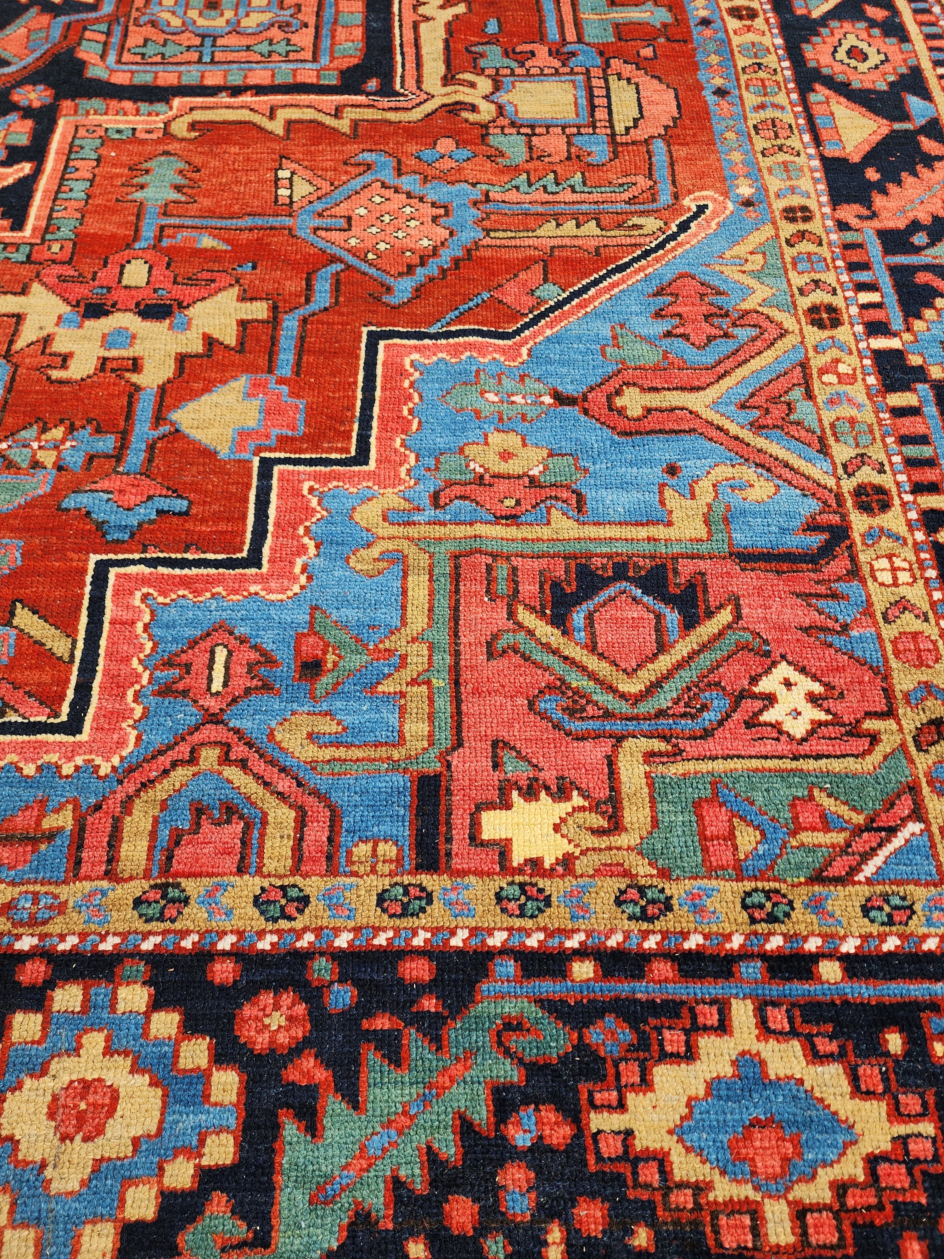 antique Anatolian Wool Large Area Rug — styled view