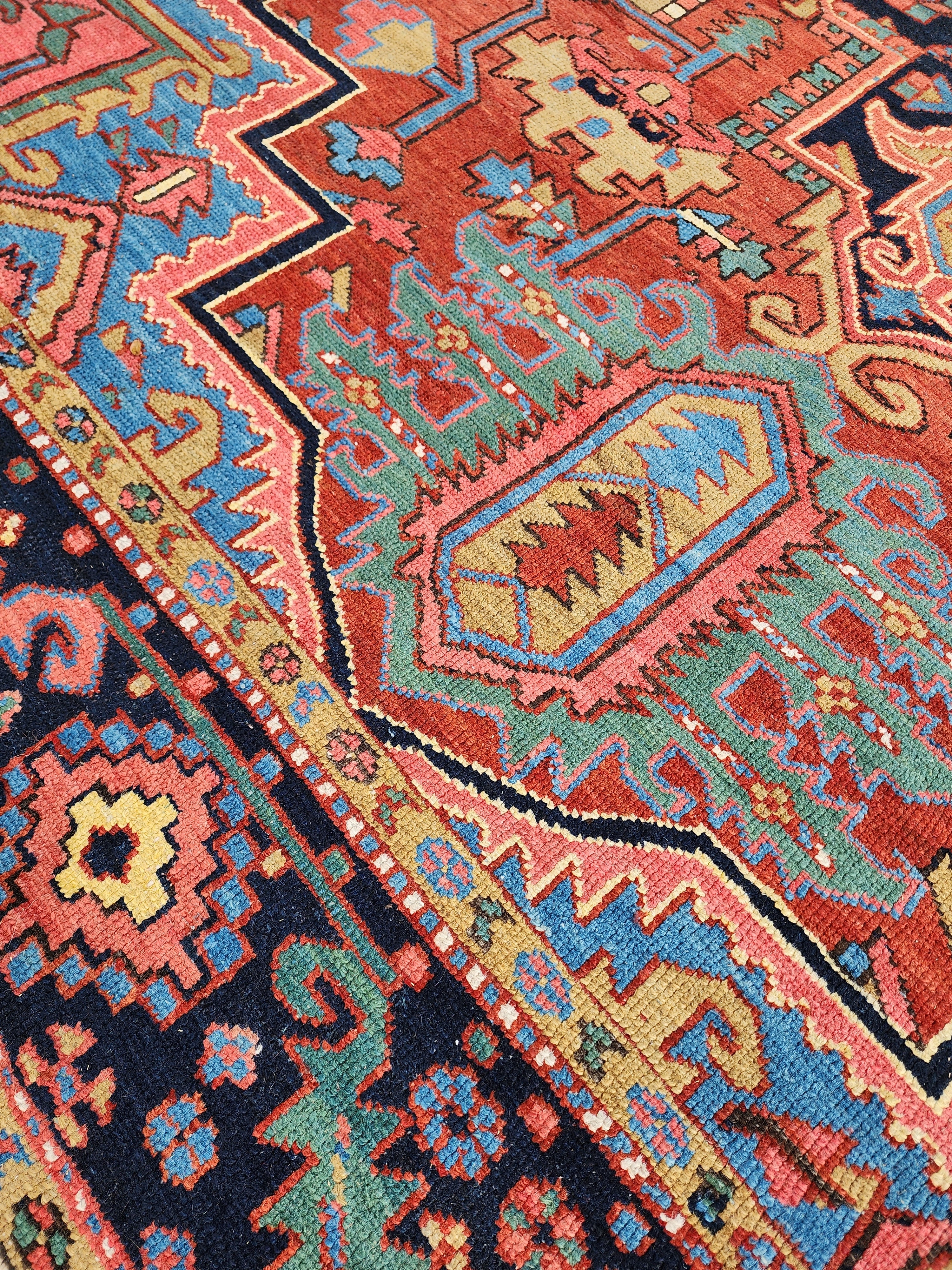 antique Anatolian Wool Large Area Rug — styled view