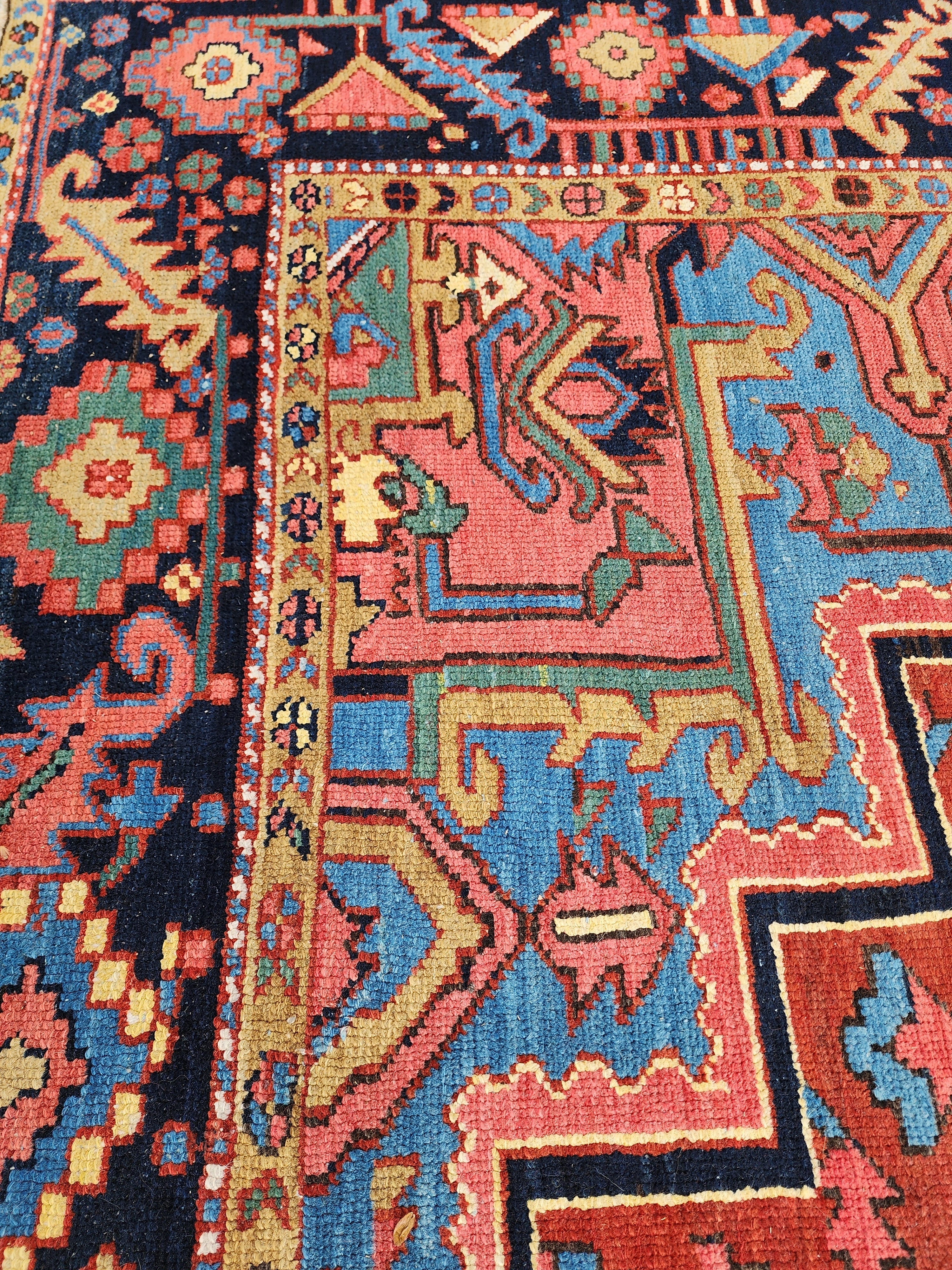 antique Anatolian Wool Large Area Rug — styled view