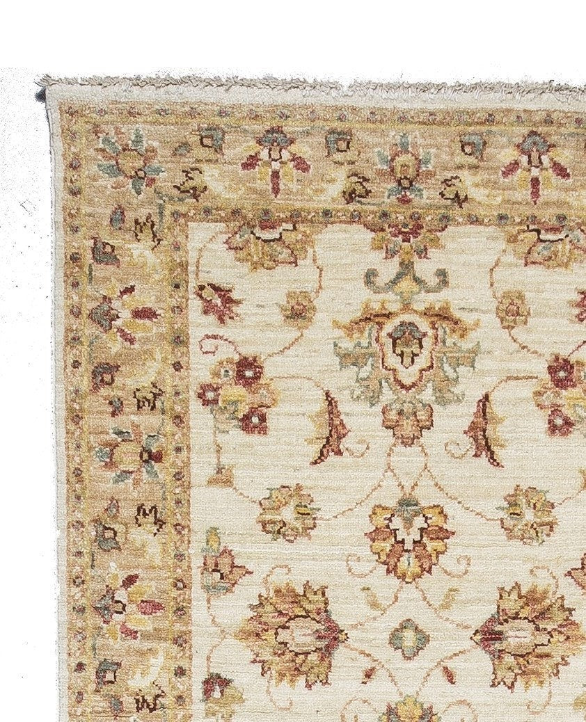 vintage Oushak Wool Runner Rug — detail texture