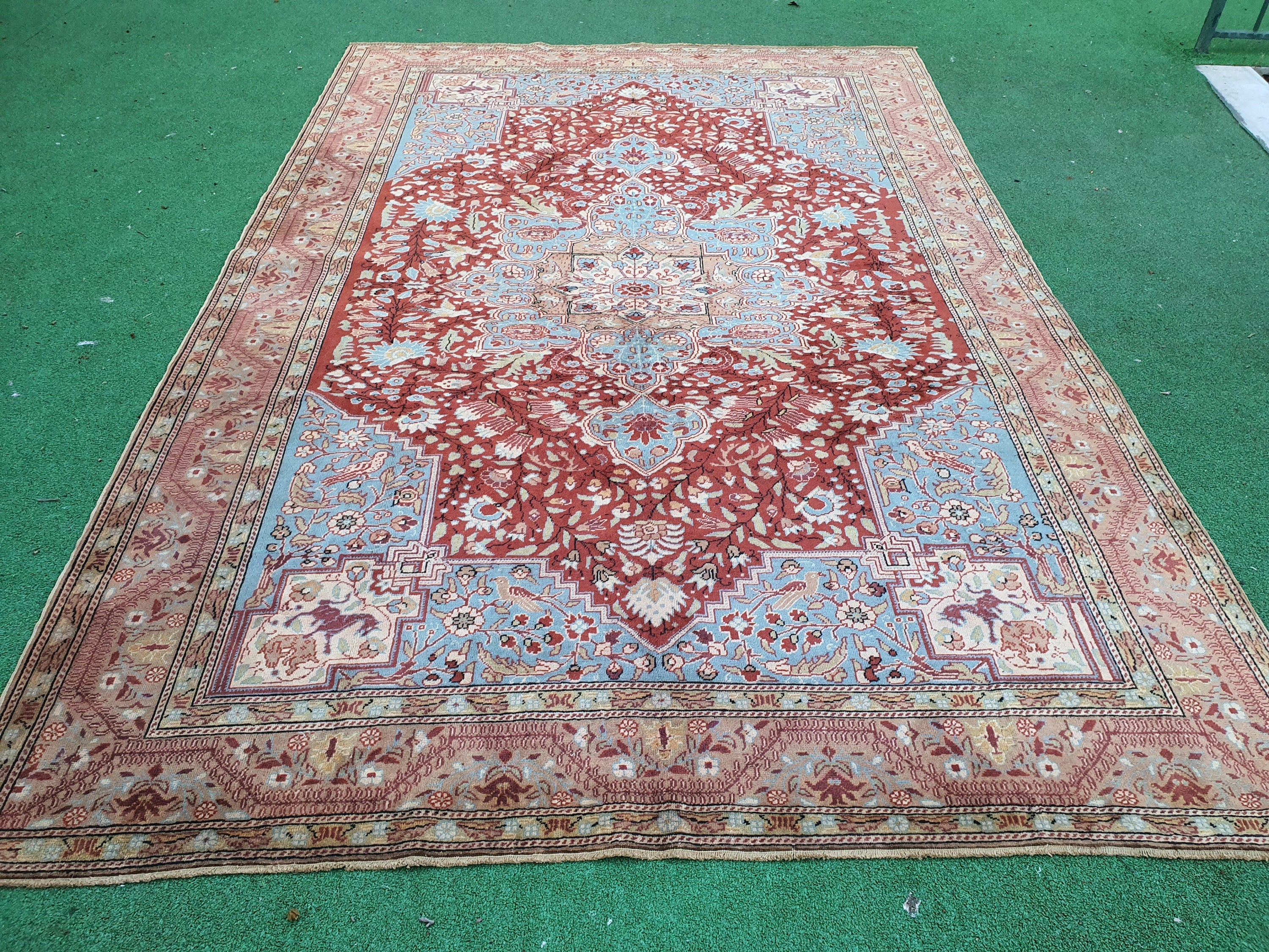 Esmahan — Vintage Kayseri Wool Large Area Rug