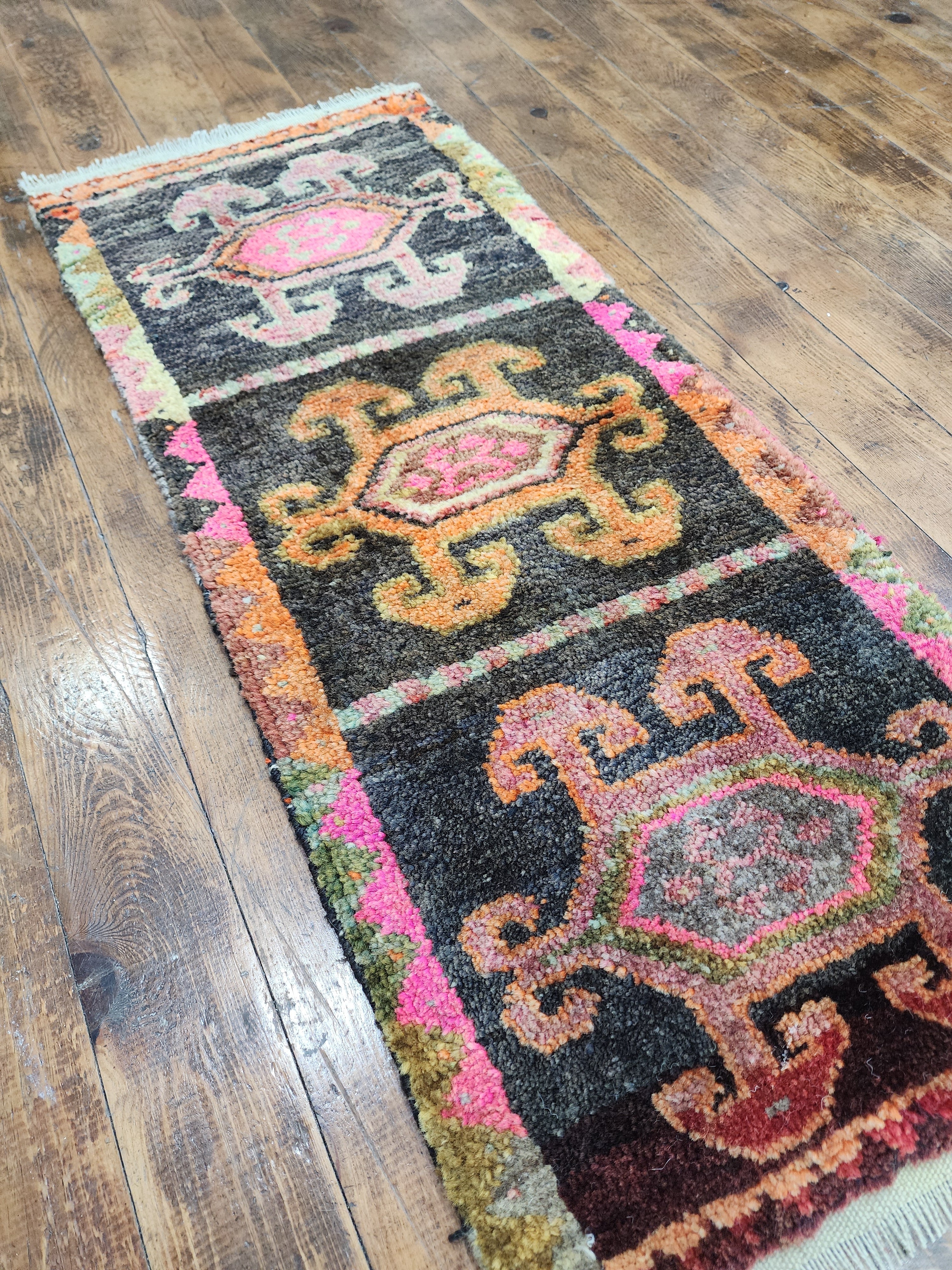 vintage Kars Runner Rug — in setting
