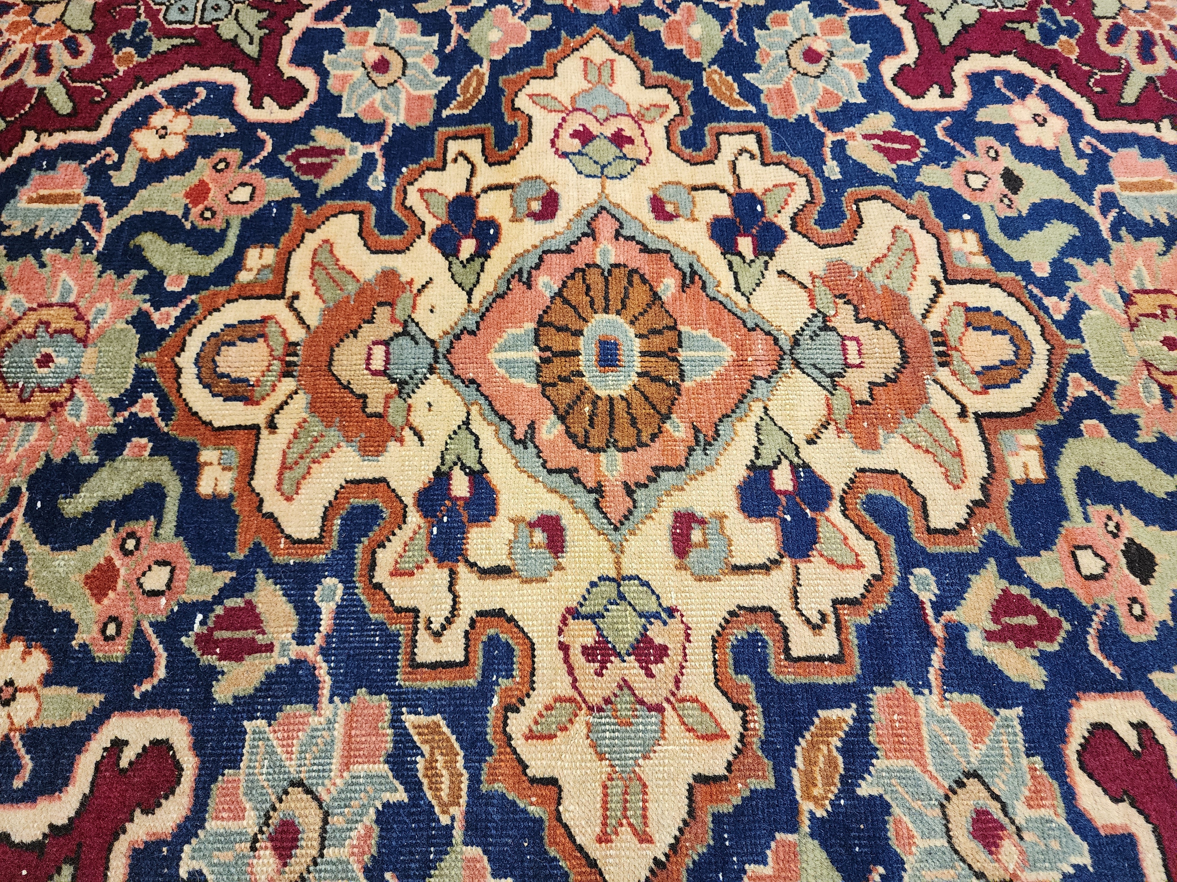 Red Turkish Large Area Rug, 6'6''x9'7''