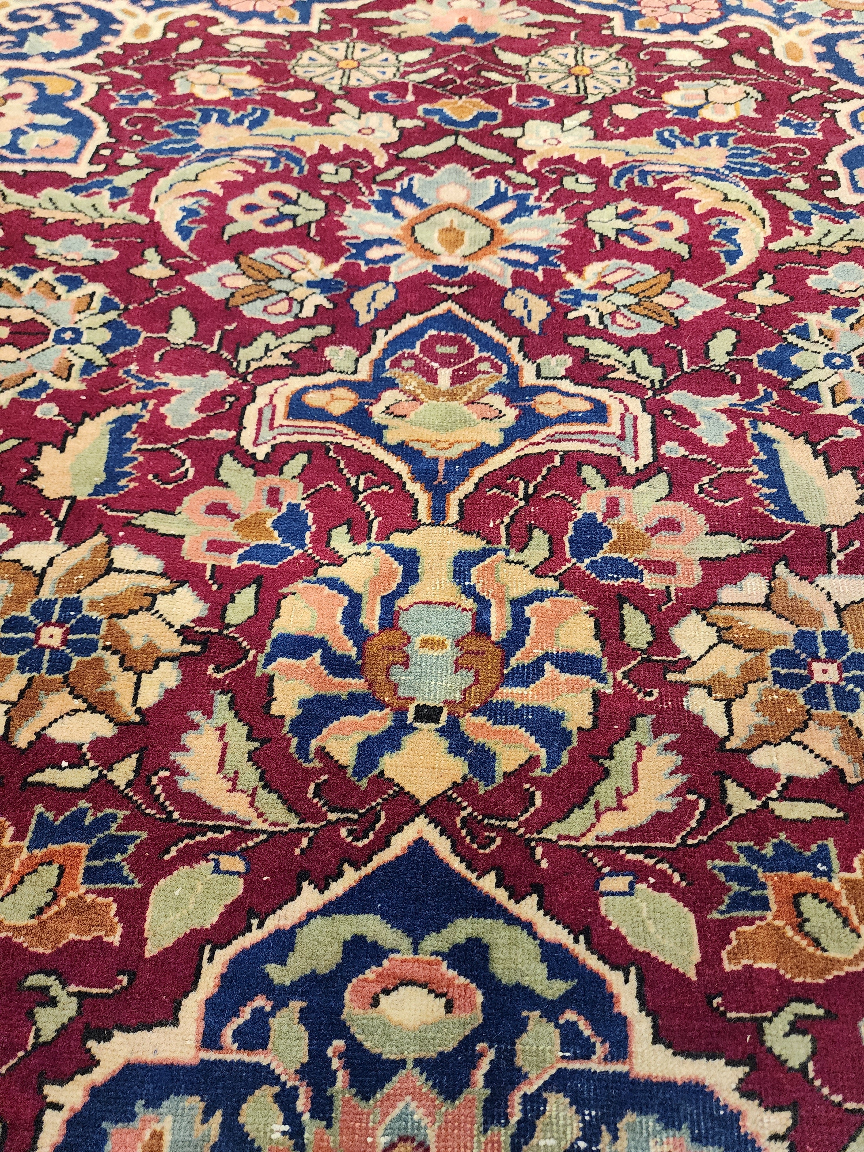 Red Turkish Large Area Rug, 6'6''x9'7''