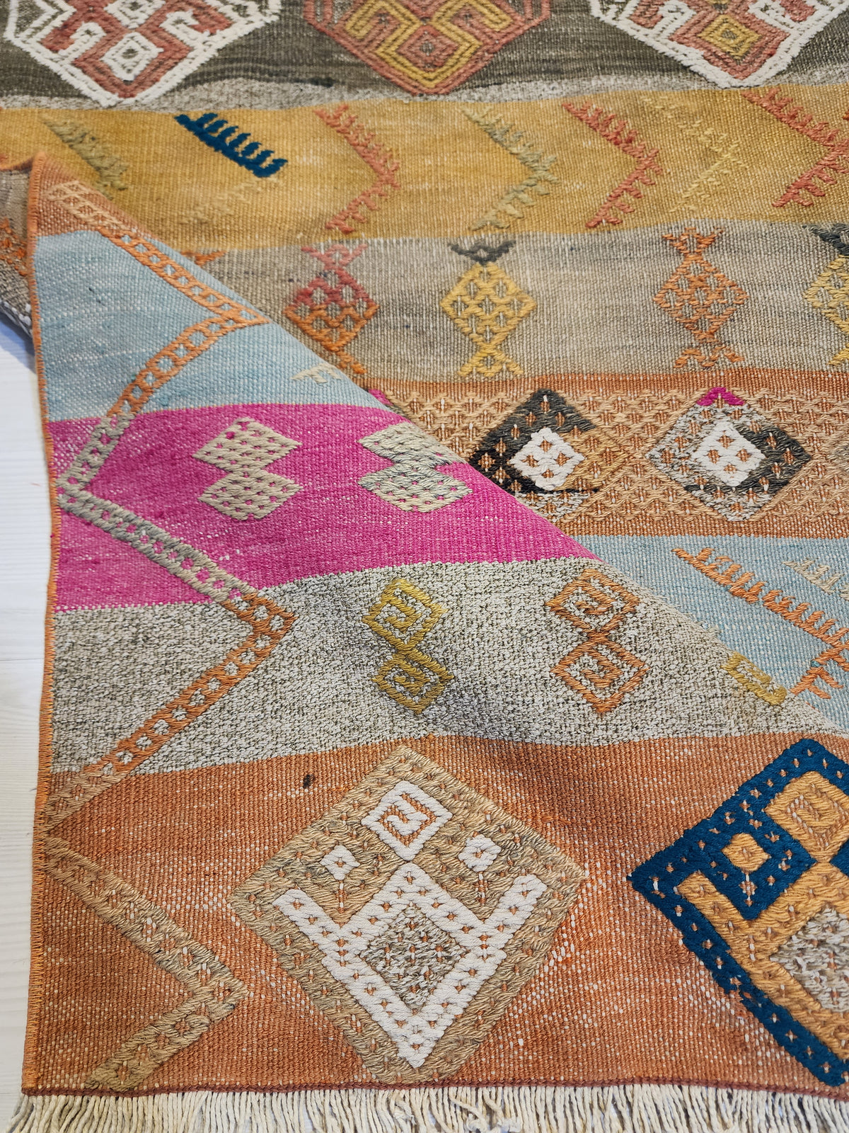 Vintage Anatolian Cicim Kilim — photo 10