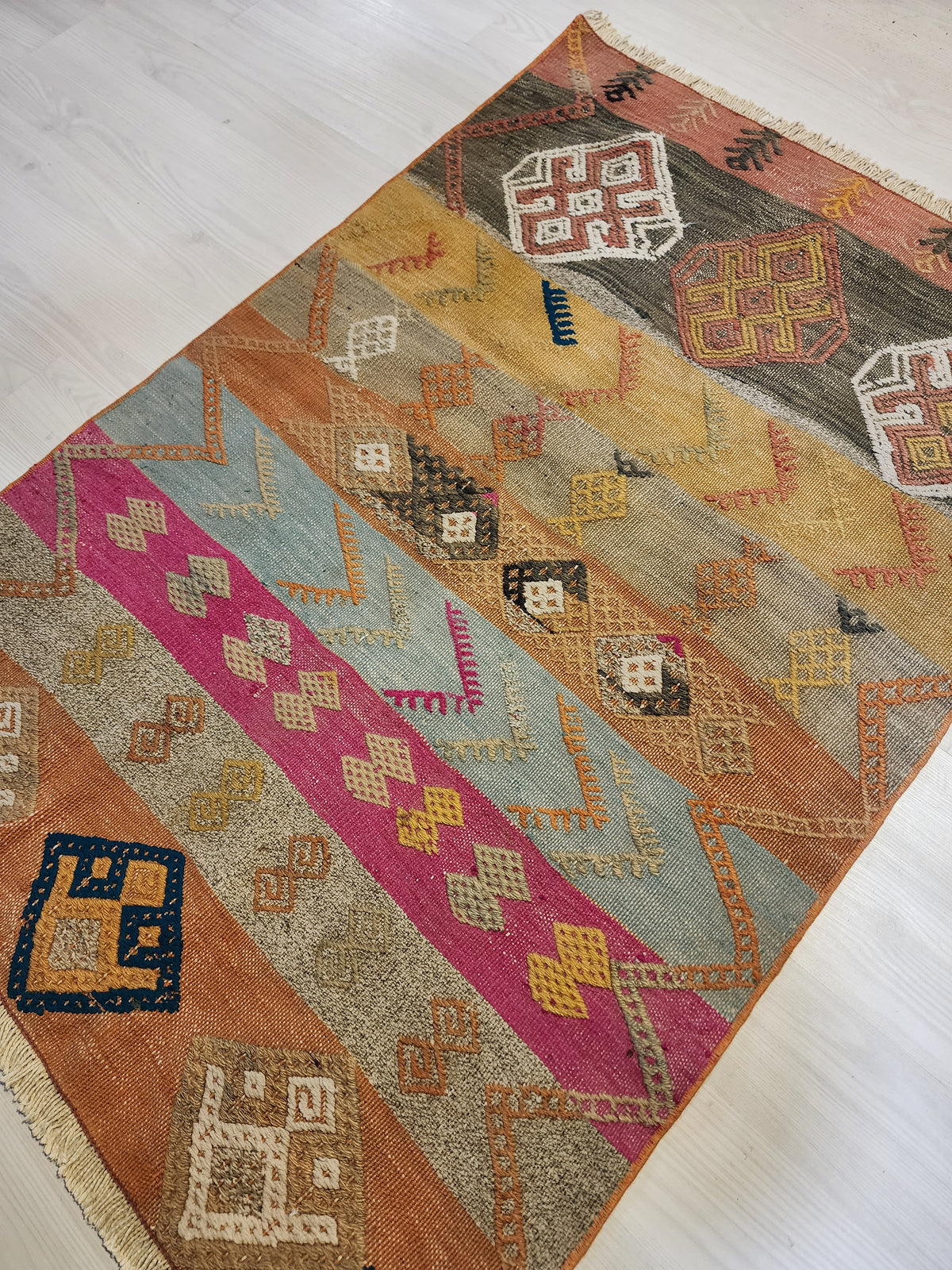 Vintage Anatolian Cicim Kilim — photo 4