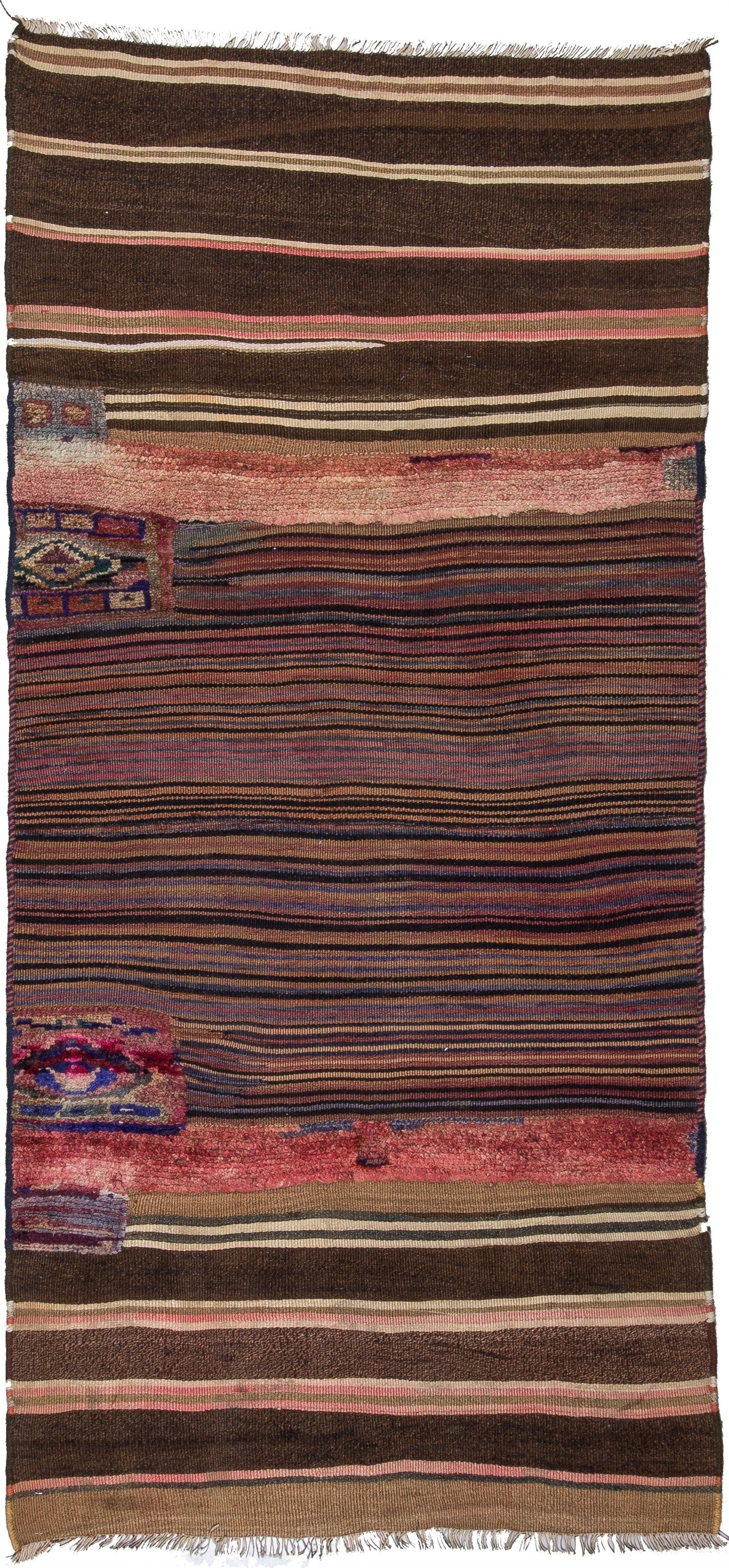 Tribal Kilim Rug Living Room Rug Rustic Rug Organic Wool Rug 6'5''x3'1''
