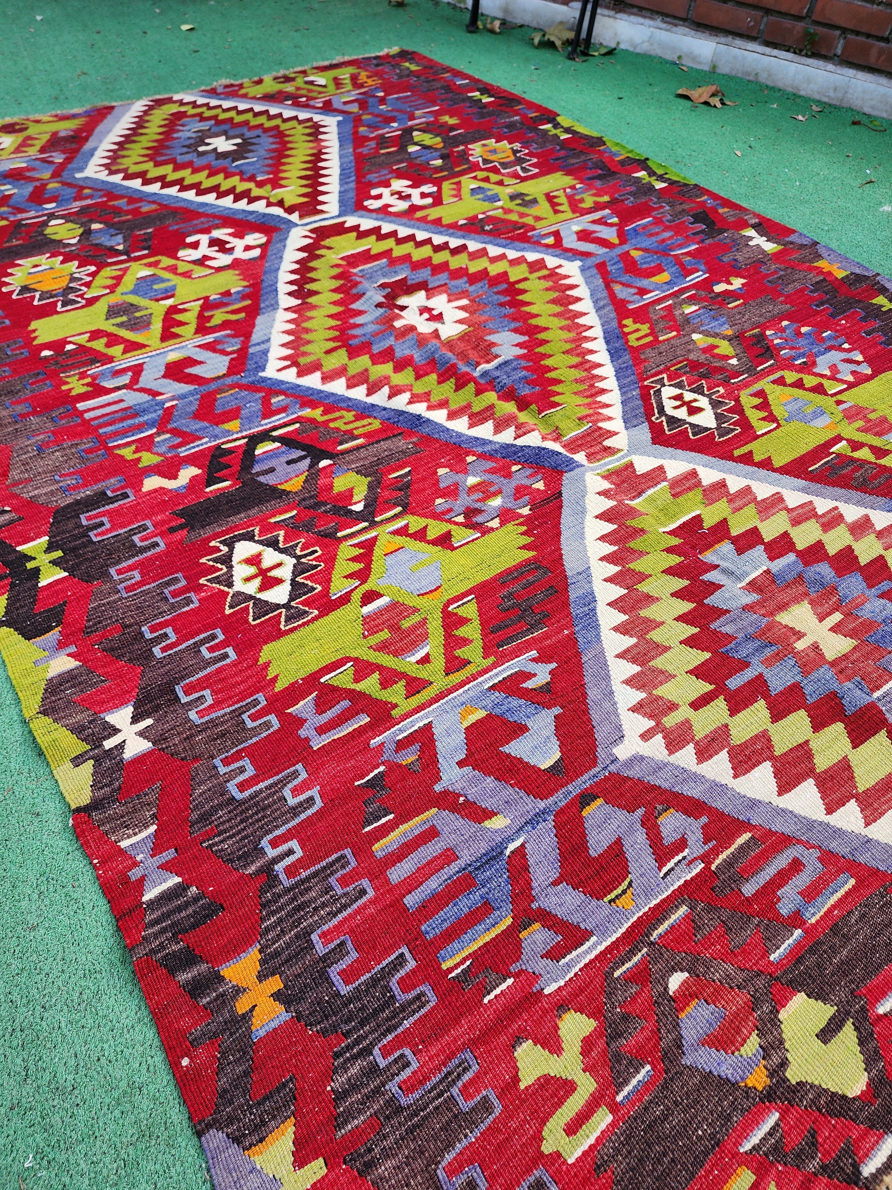 Drosida — Vintage Oushak Runner Rug