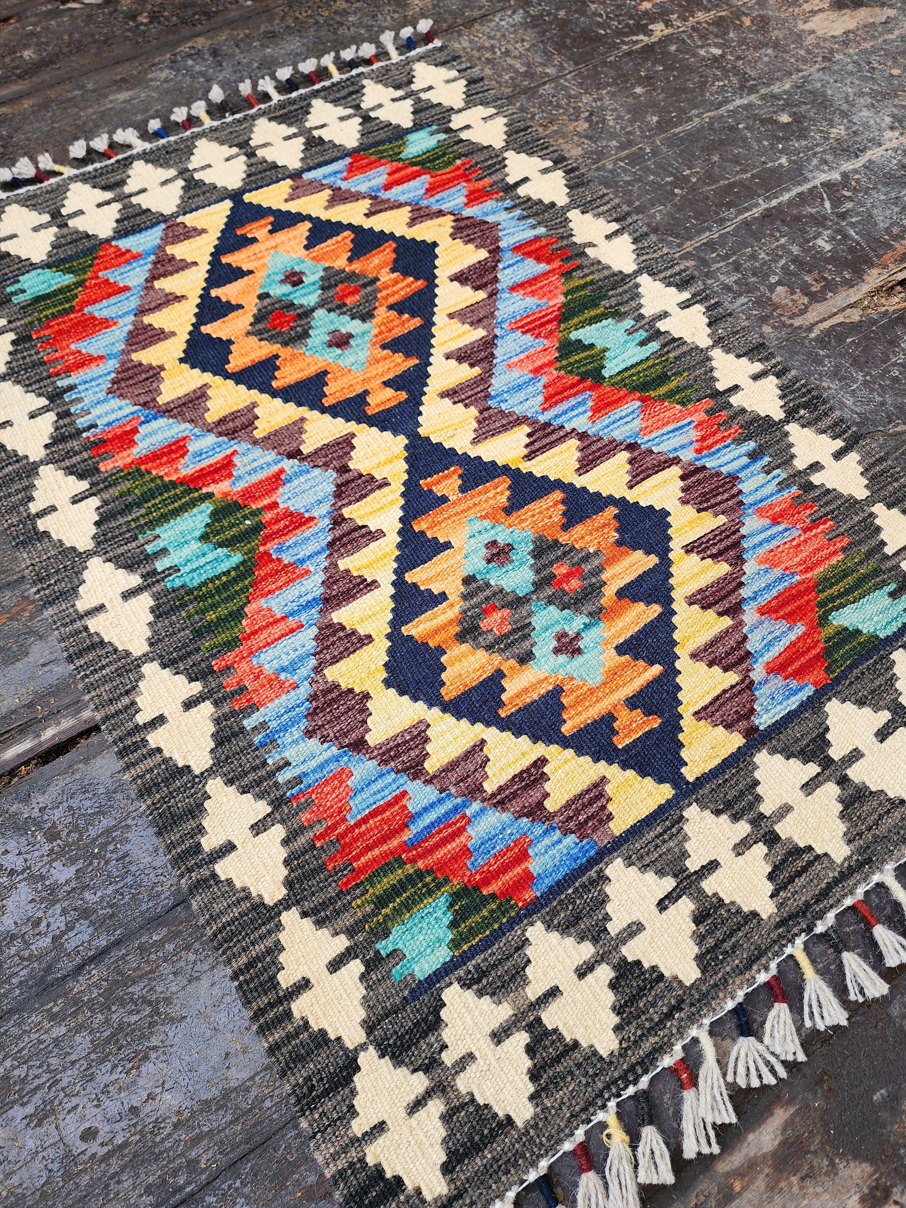 New Handwoven Turkish Kilim Rug