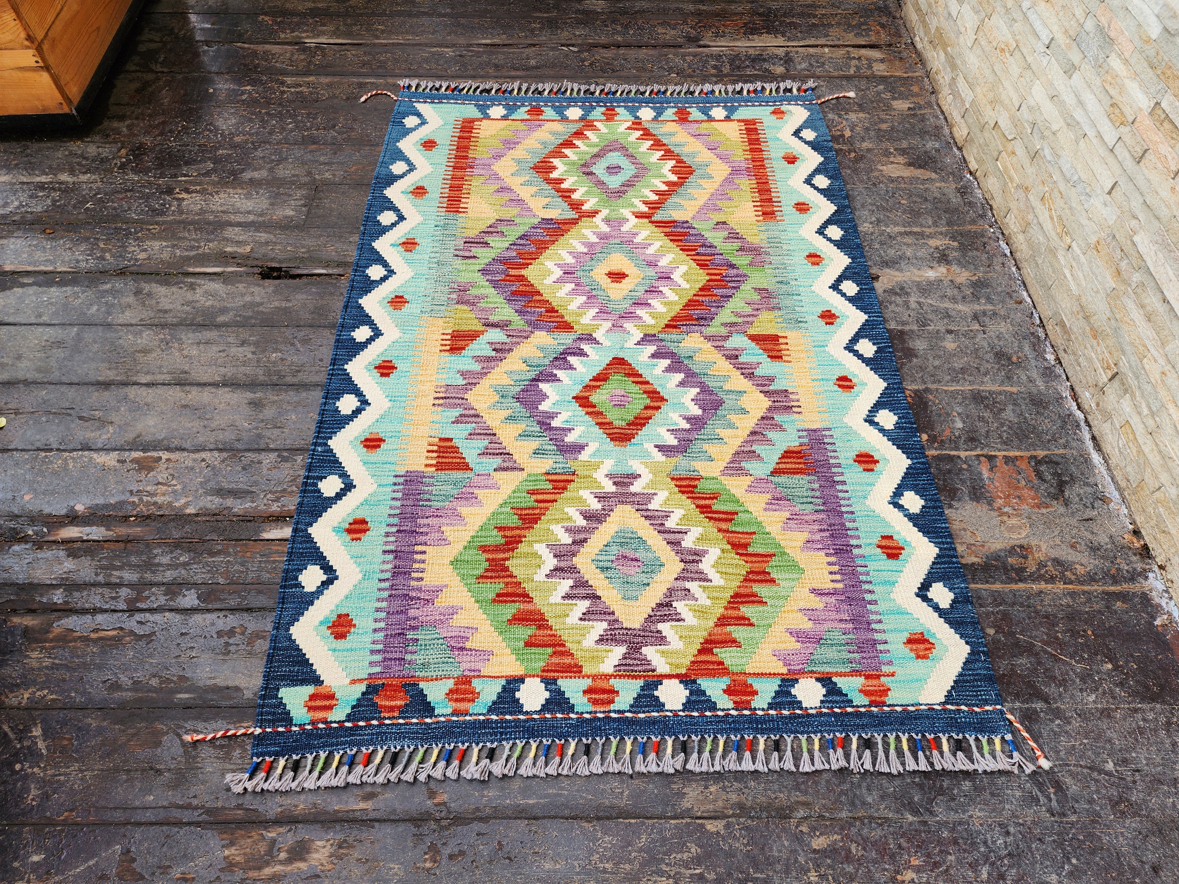 New Handwoven Turkish Kilim Rug