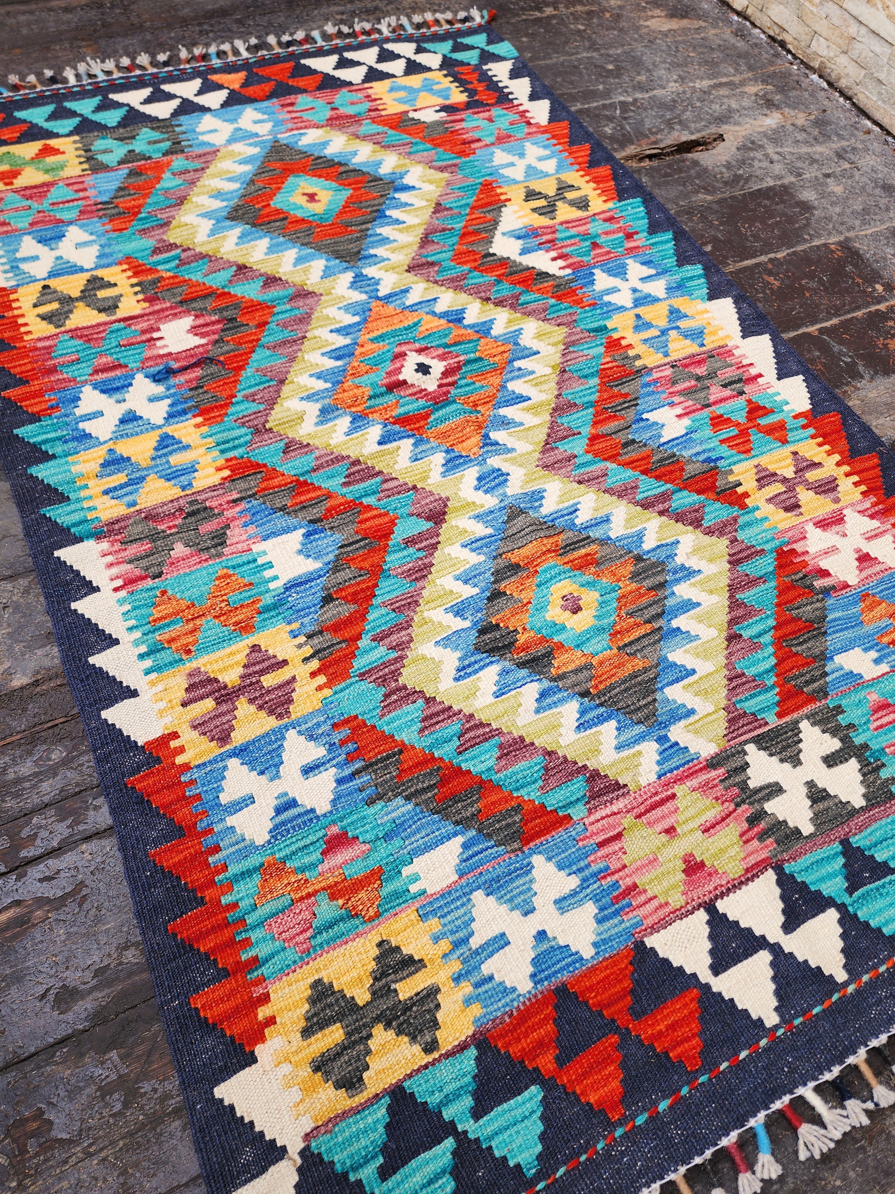 Oushak Turkish Kilim Rug