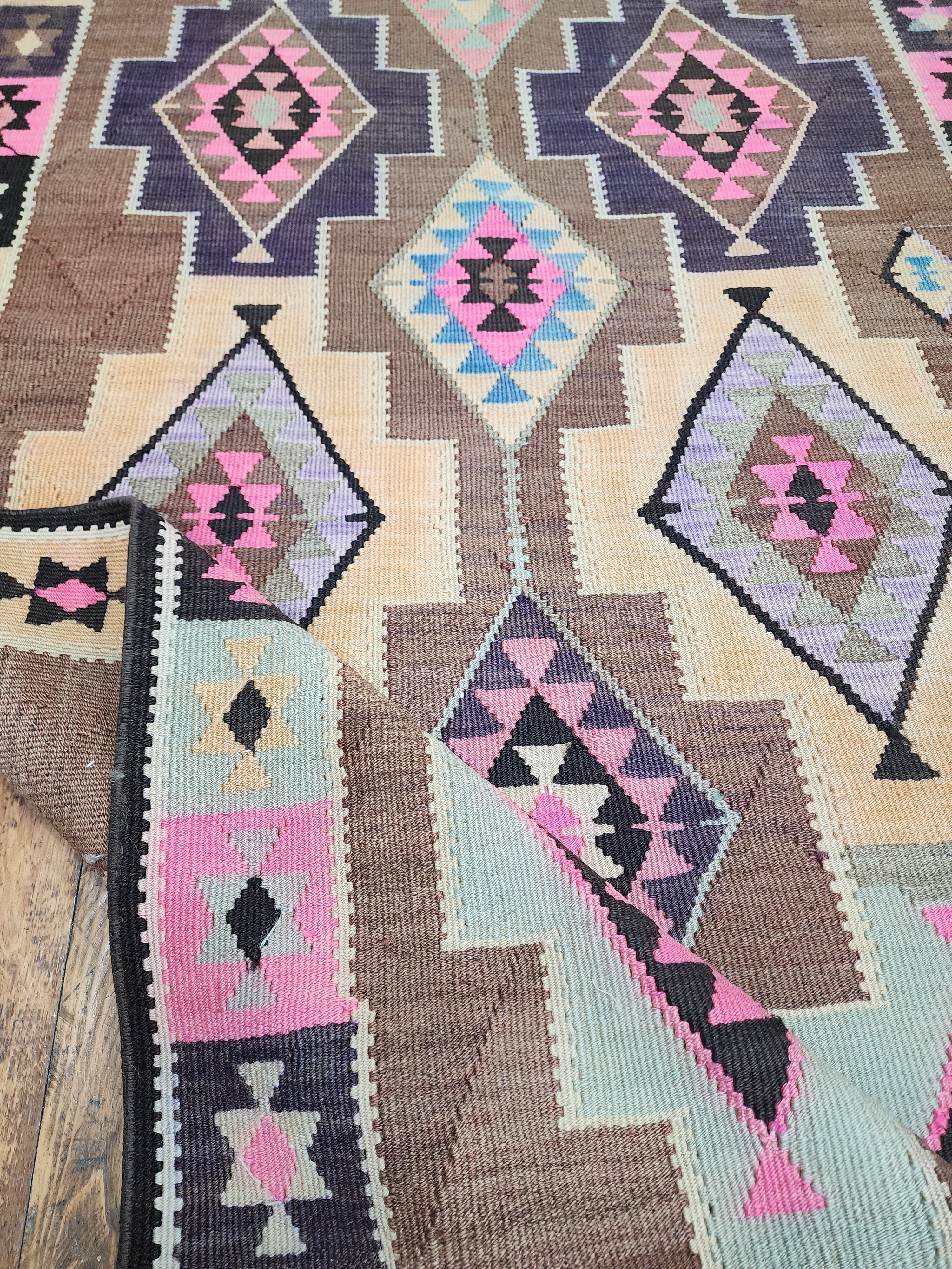 vintage Kars Wool Small Rug — styled view