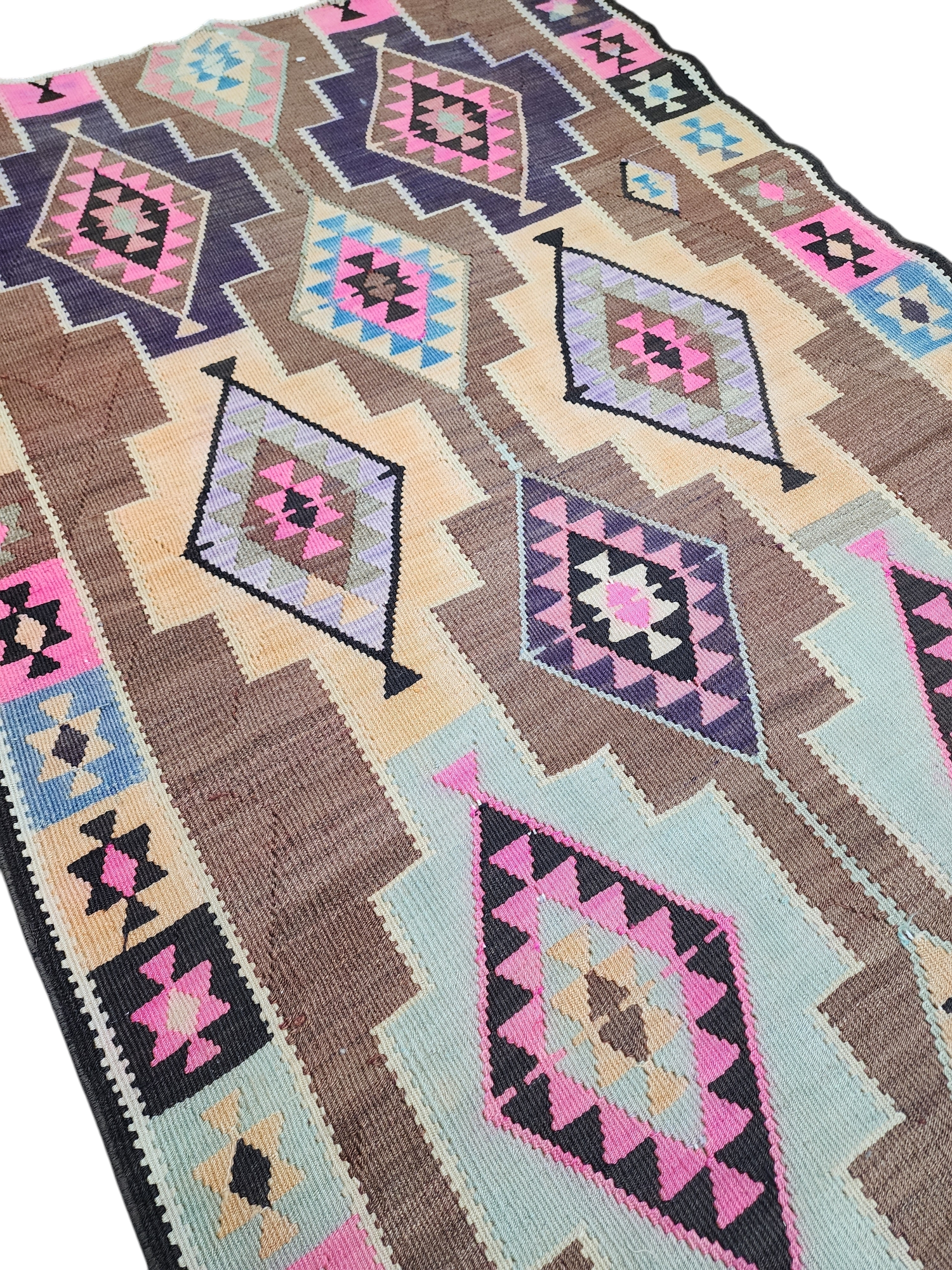 vintage Kars Wool Small Rug — back view