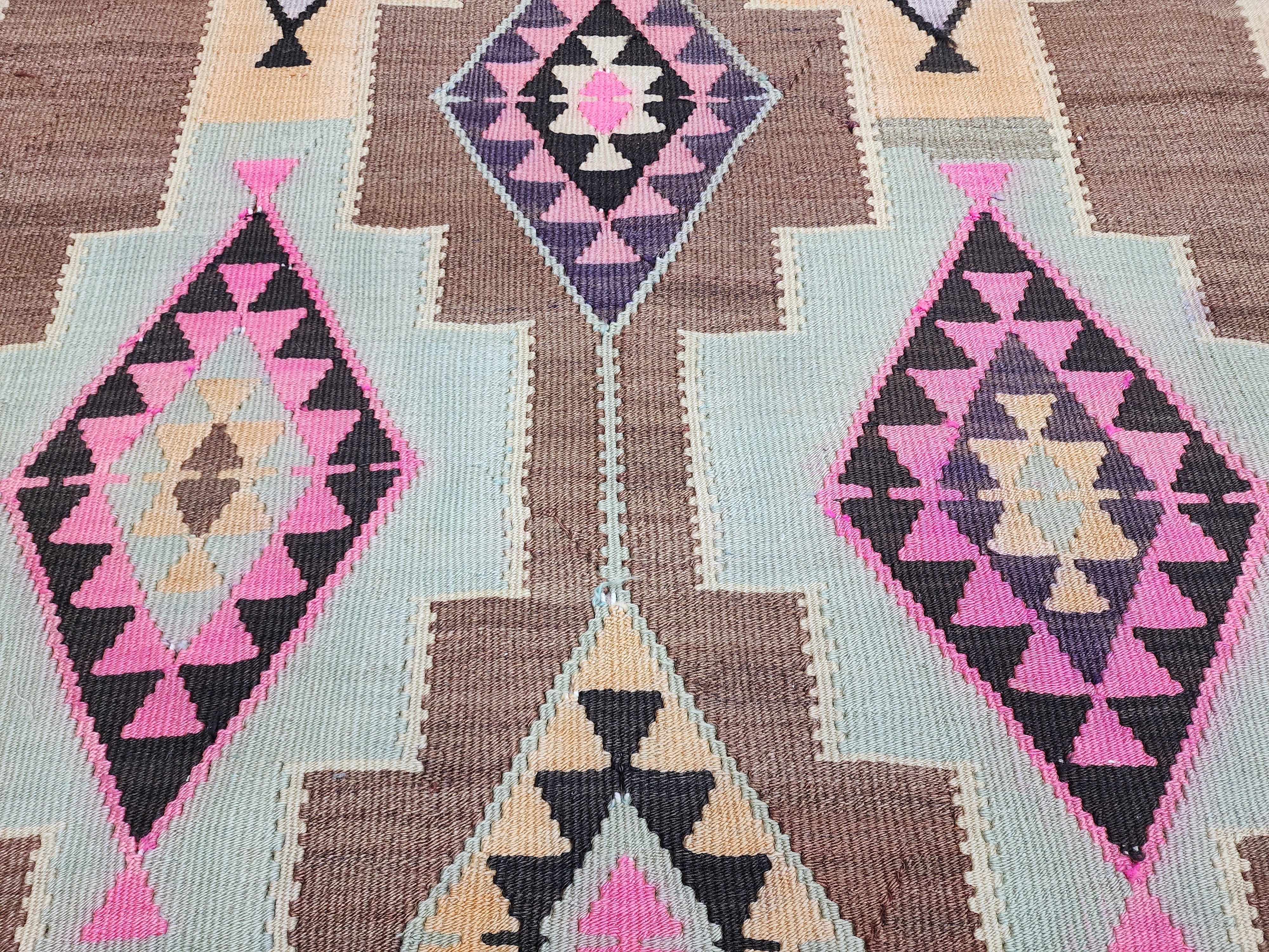 vintage Kars Wool Small Rug — in setting
