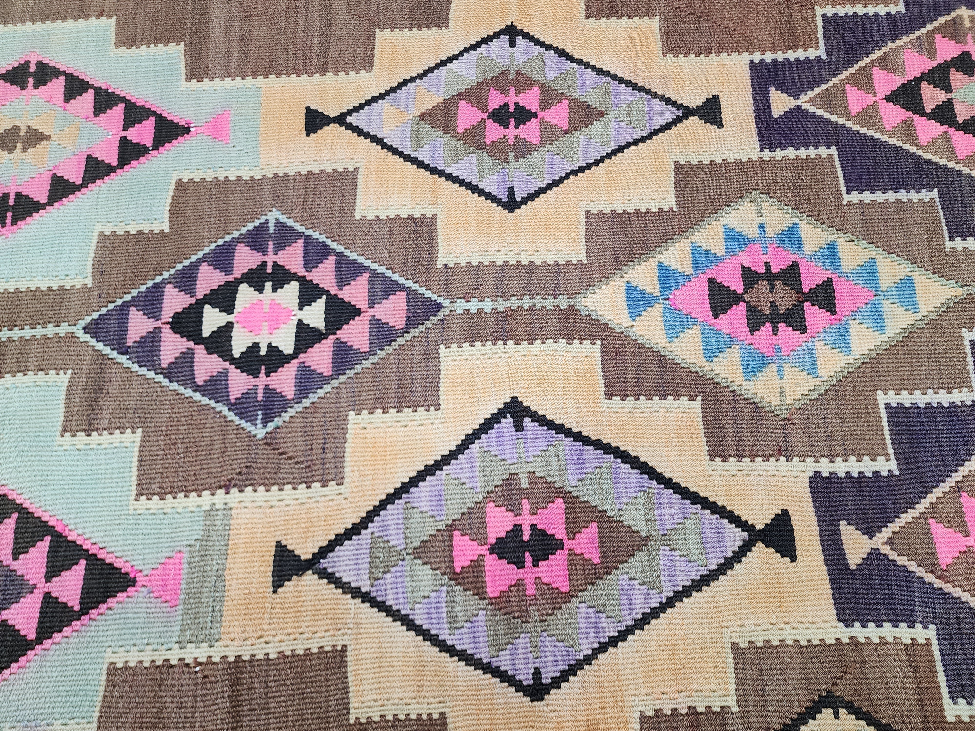 vintage Kars Wool Small Rug — pile detail