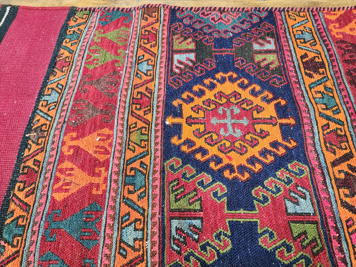 Sarummae — Handmade Vintage Wool Tribal Runner Rug — photo 7