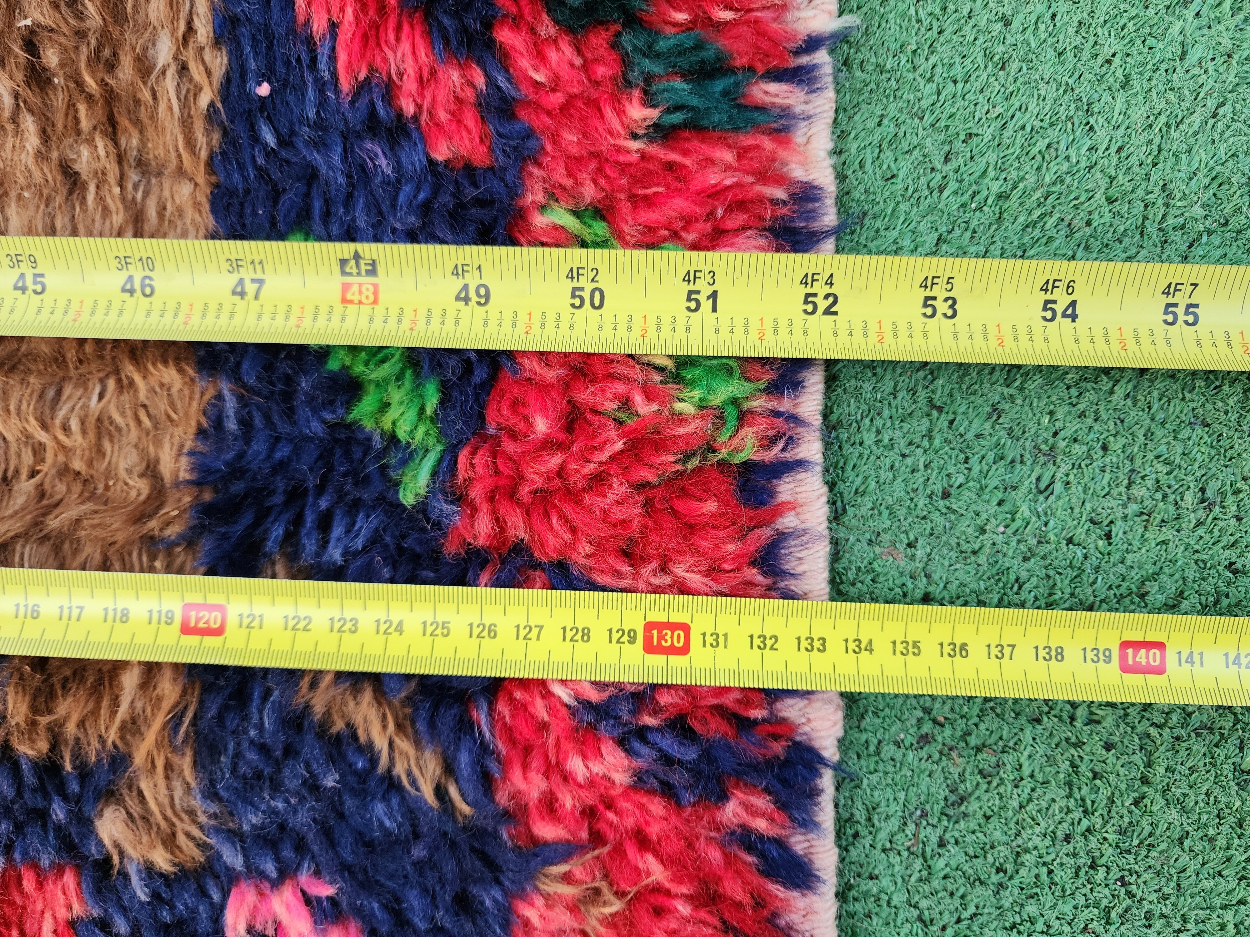 vintage Konya Wool Small Rug — styled view