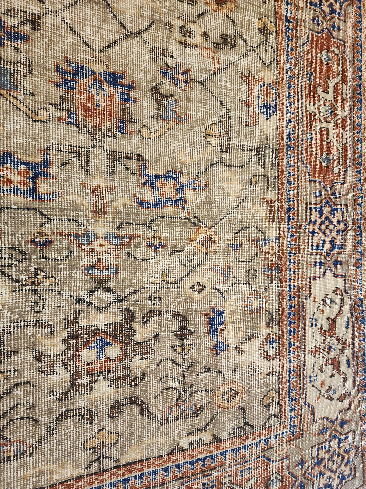 Alkmene — Vintage Oushak Wool Large Area Rug
