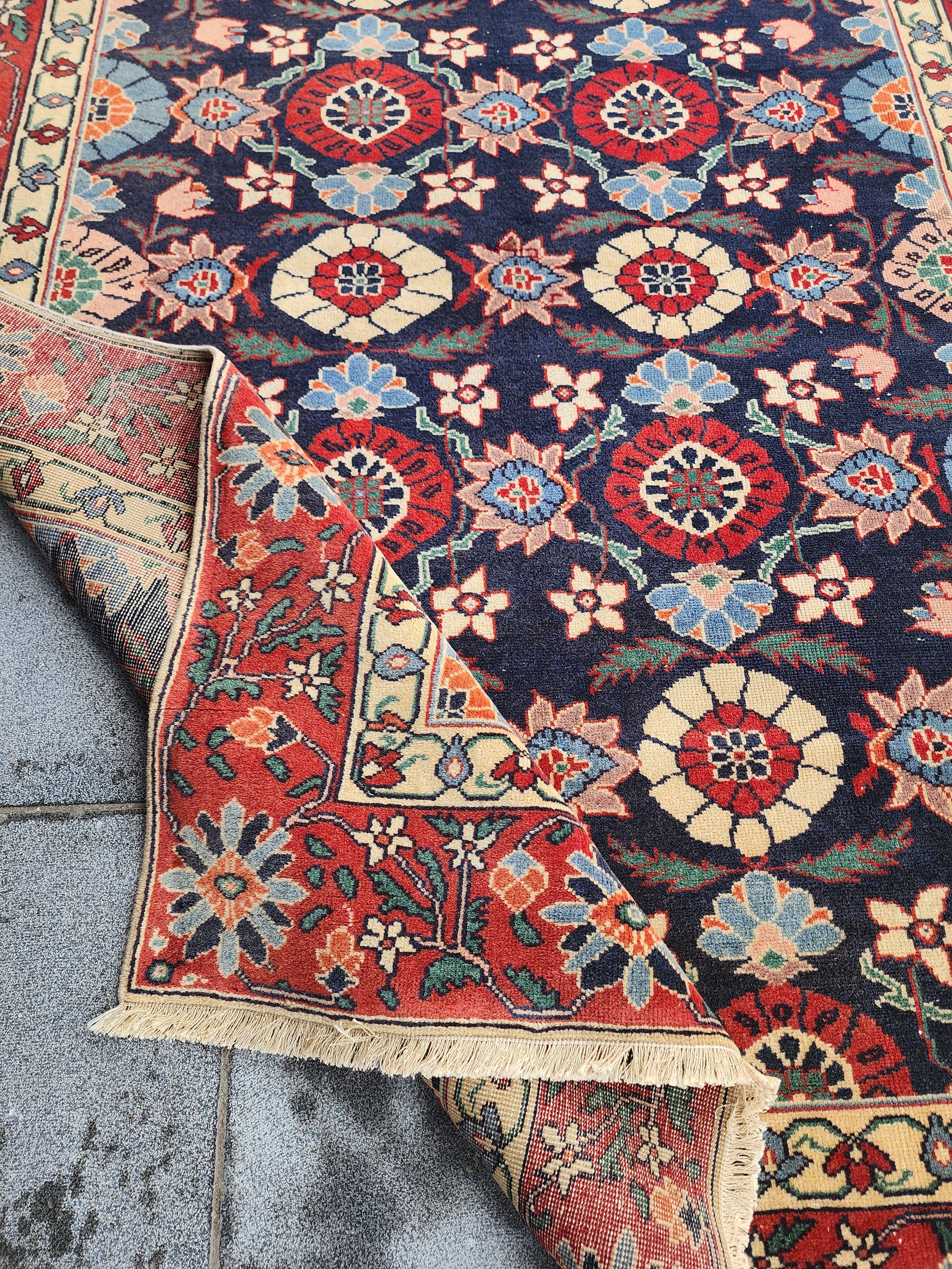 vintage Kayseri Wool Small Rug — styled view