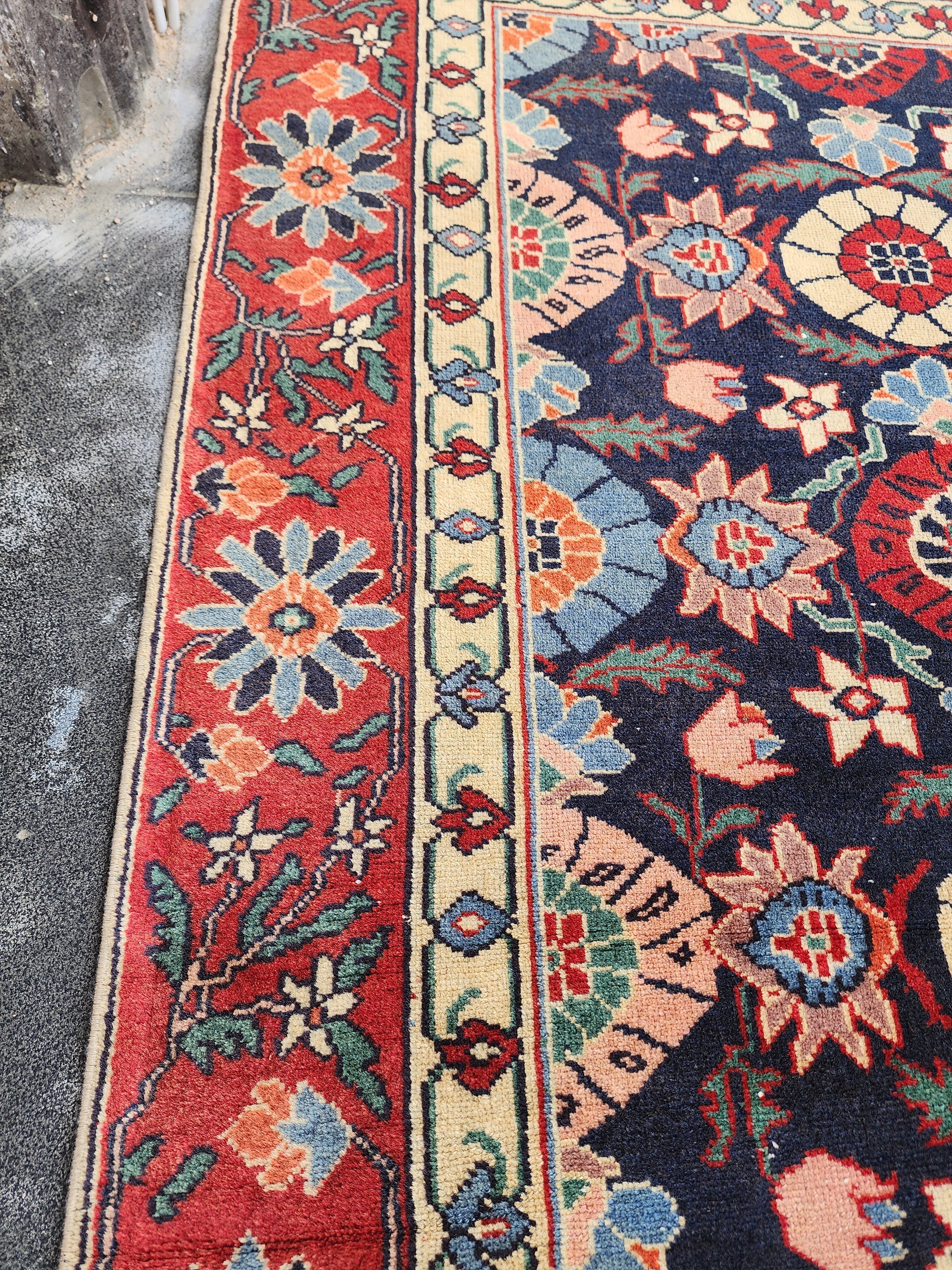 vintage Kayseri Wool Small Rug — pile detail