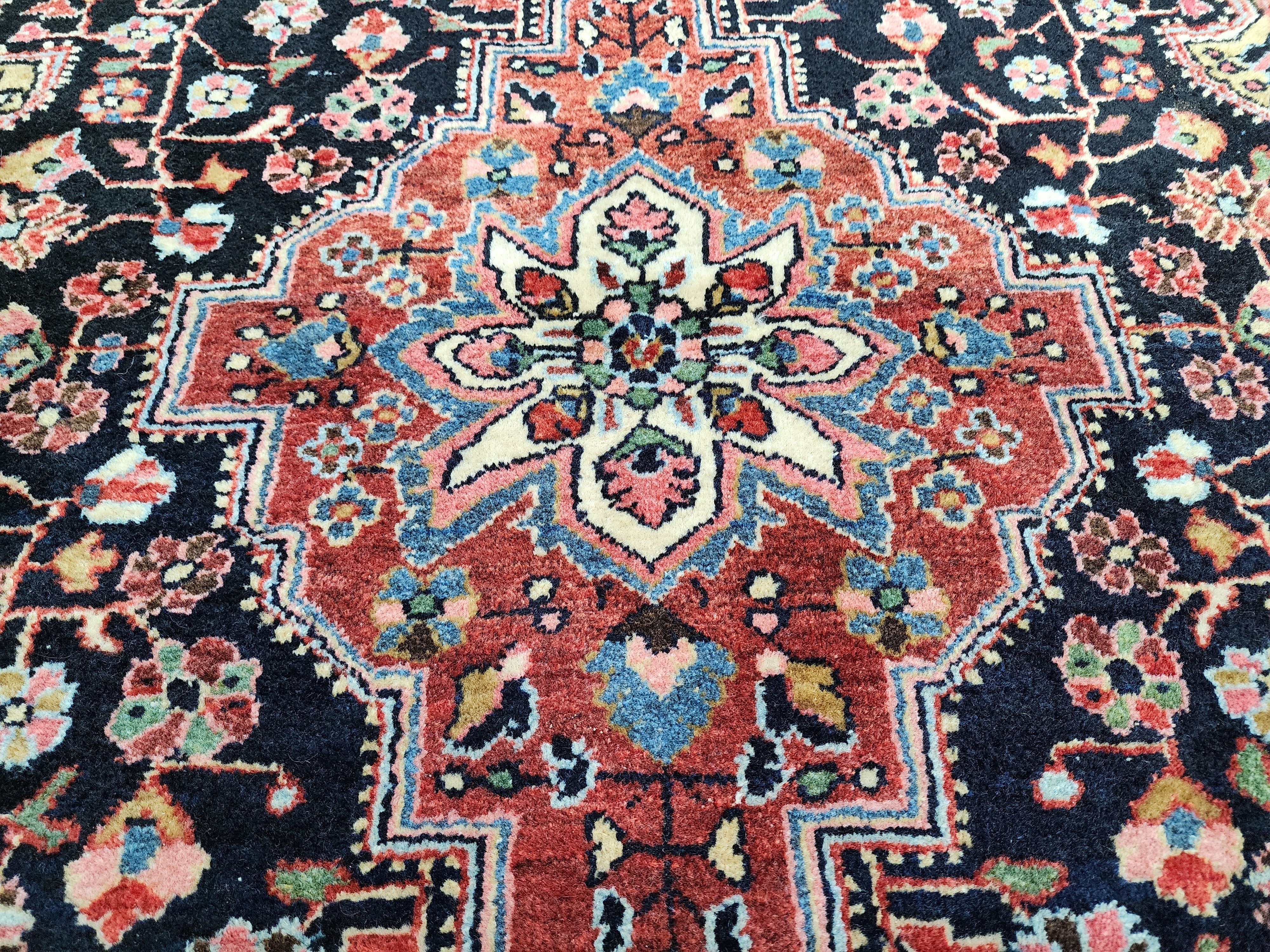 vintage Persian Small Rug — in setting
