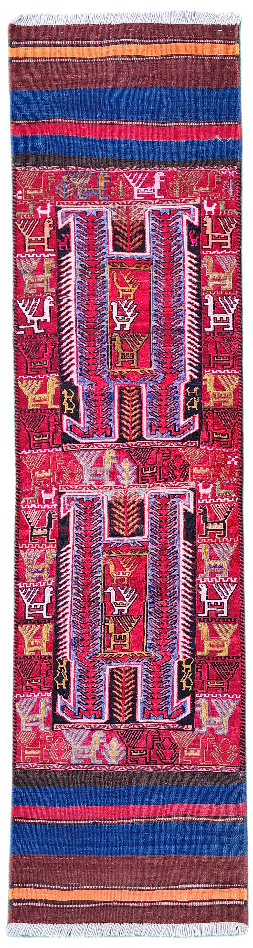 Laodice — Vintage Kilim Wool Runner Rug