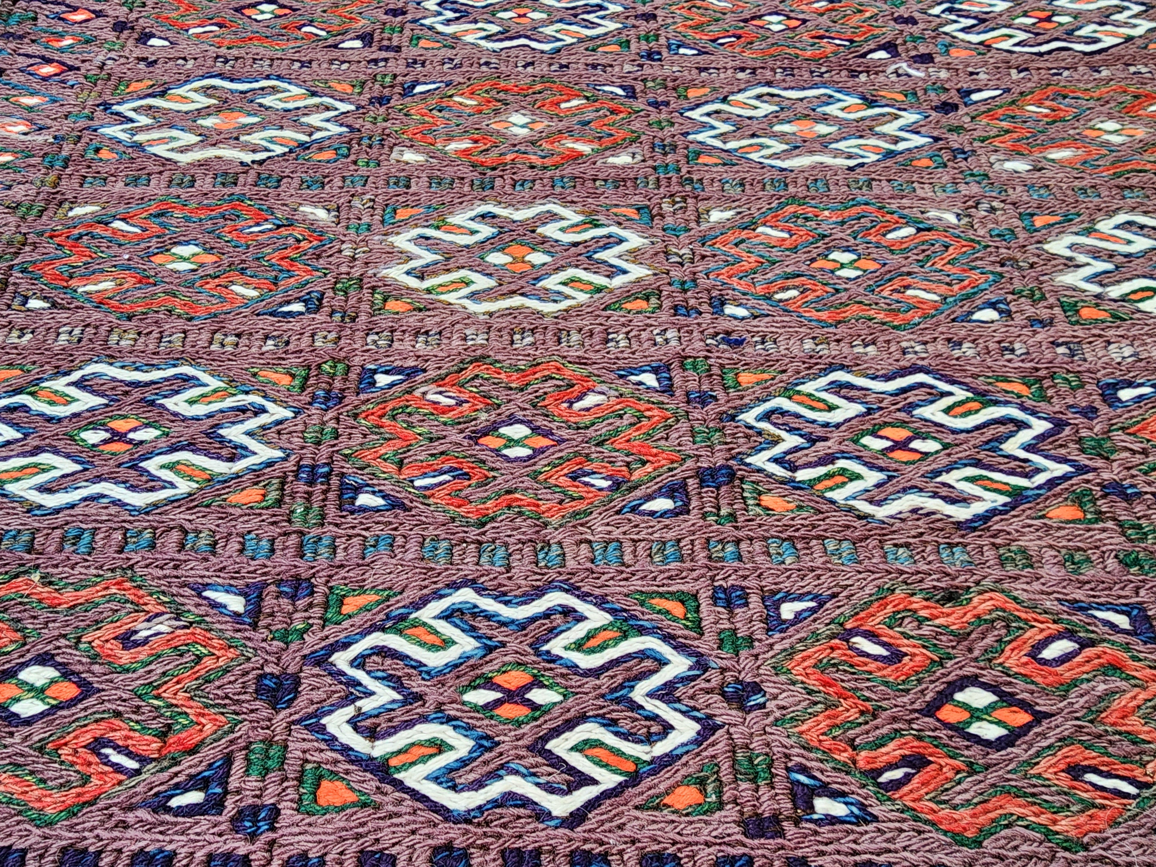 vintage Kilim Wool Runner Rug — in setting