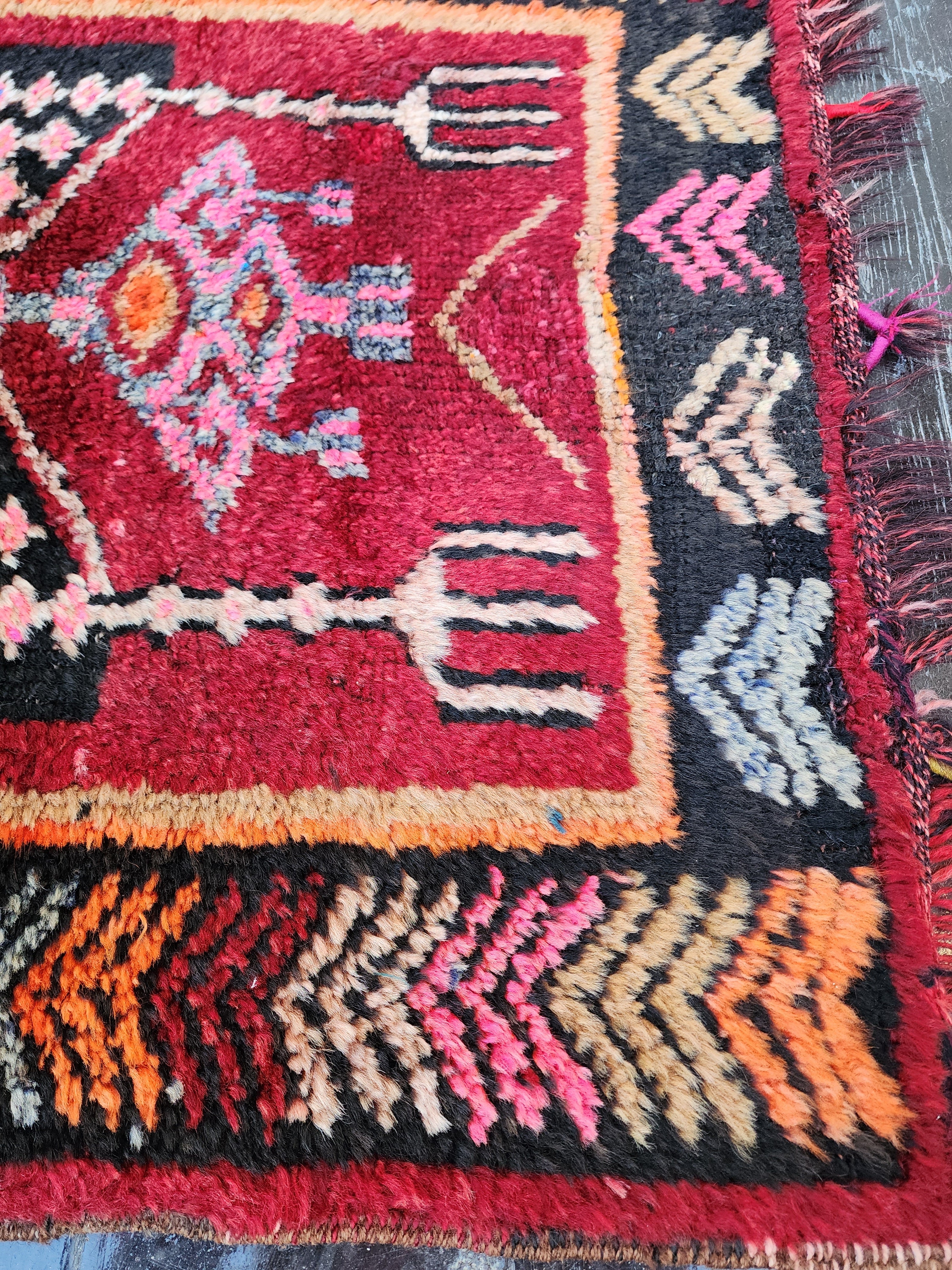 vintage Turkish Small Rug — pile detail