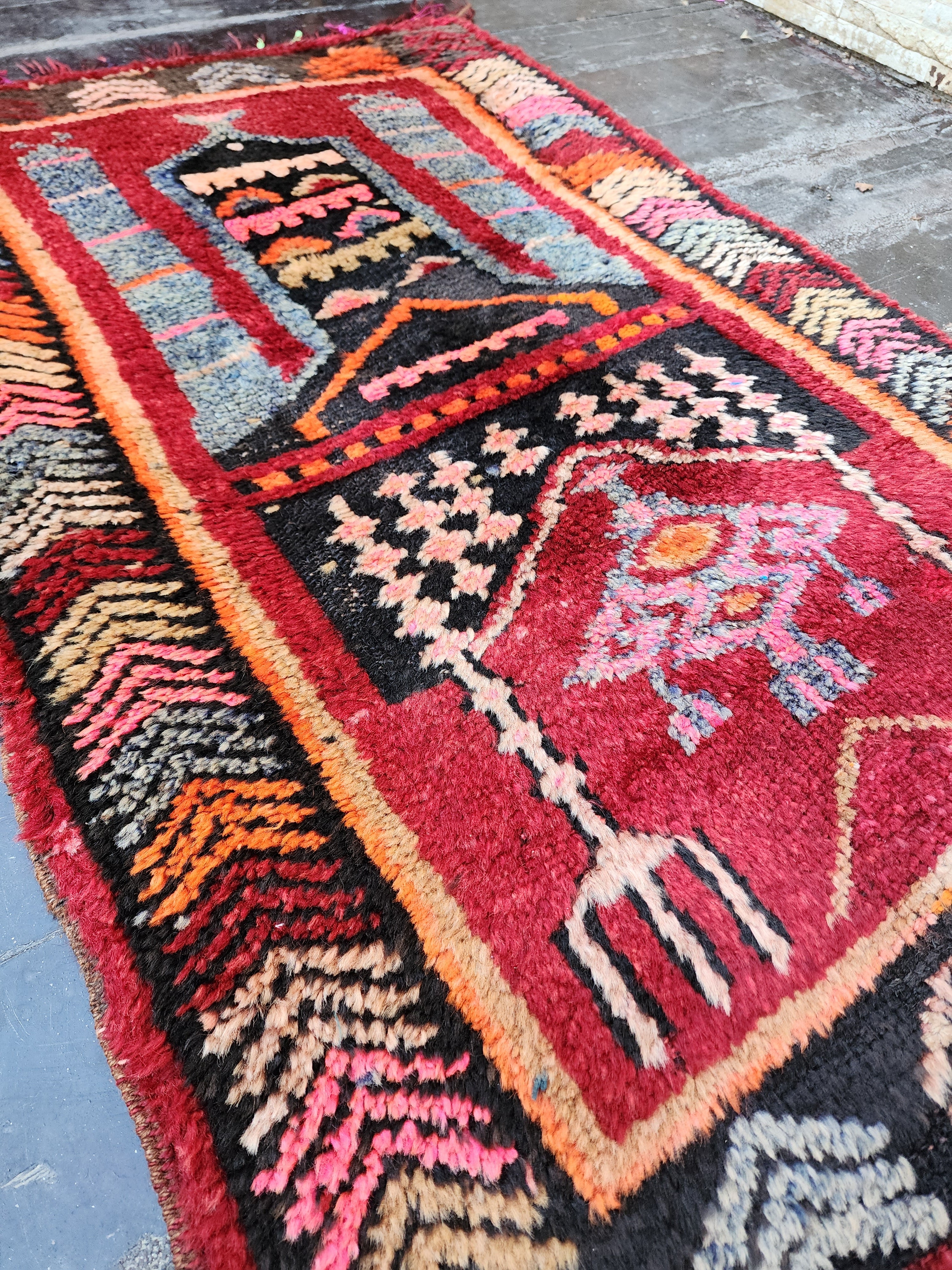 Tapis de prière turc Bartin 2'4''x3'9''