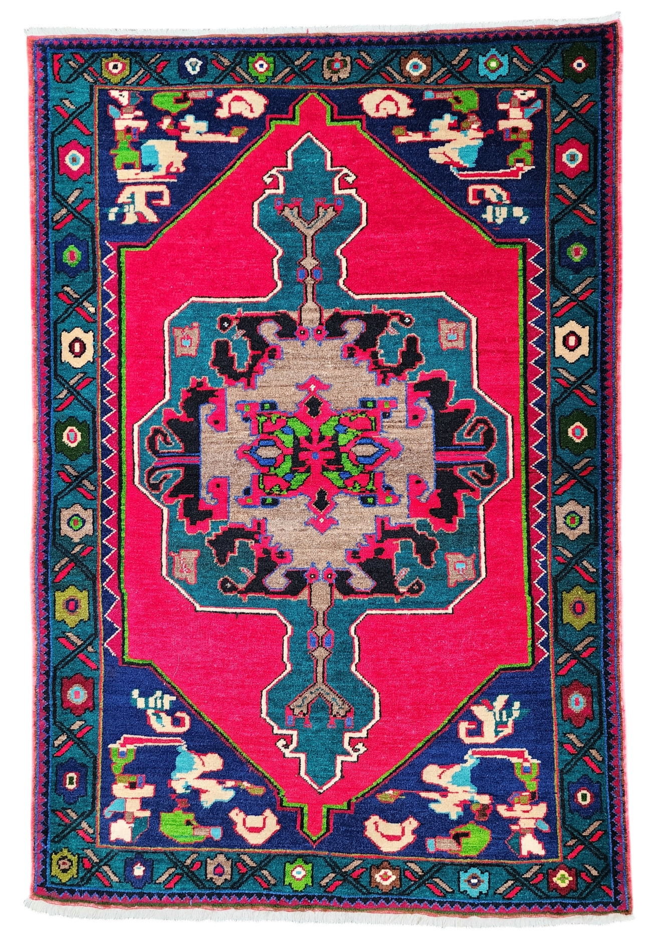 Sisygambis — Vintage Persian Wool Small Rug