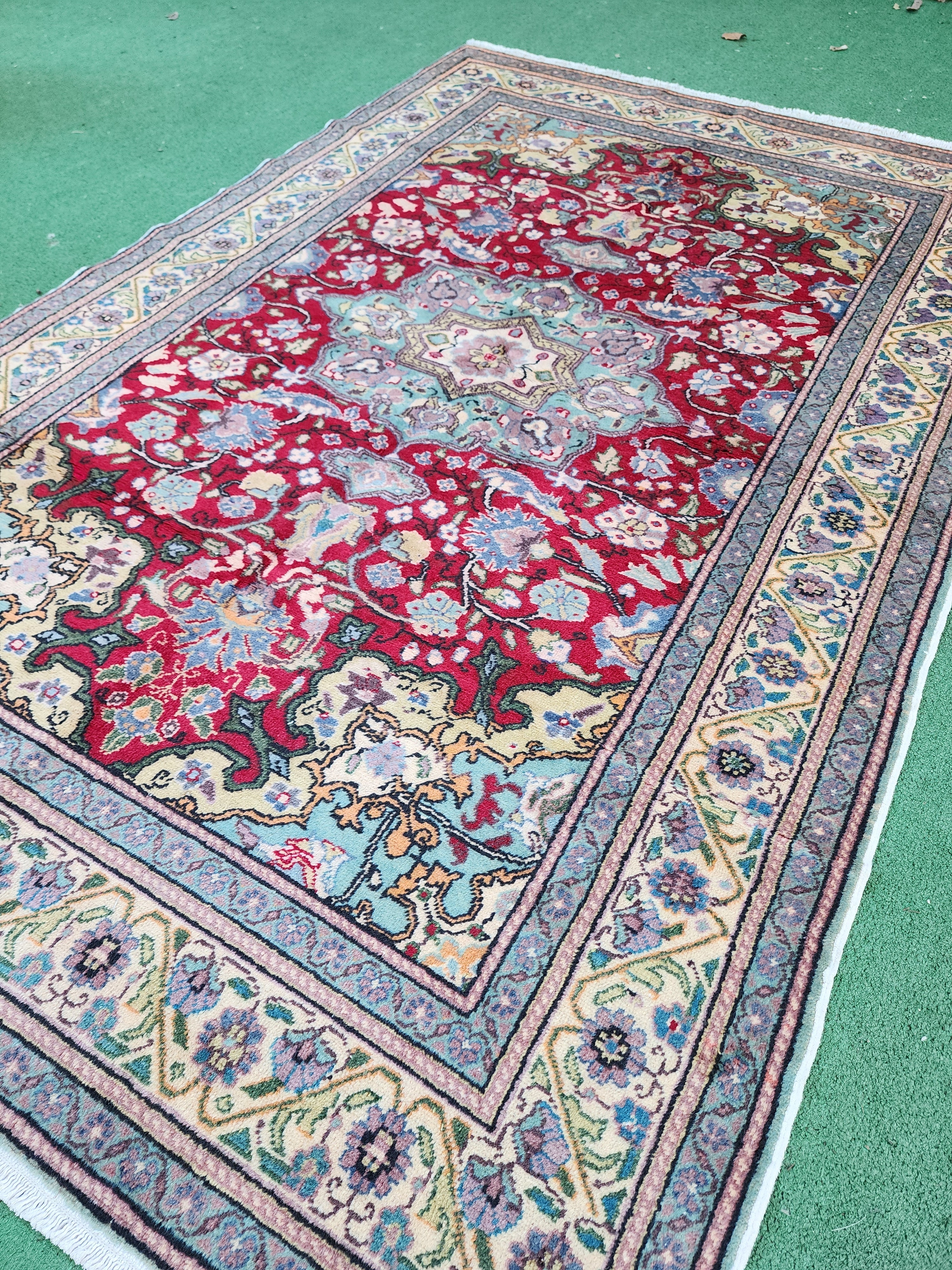 Red Turkish Kayseri Rug, 7'6''x4'11''
