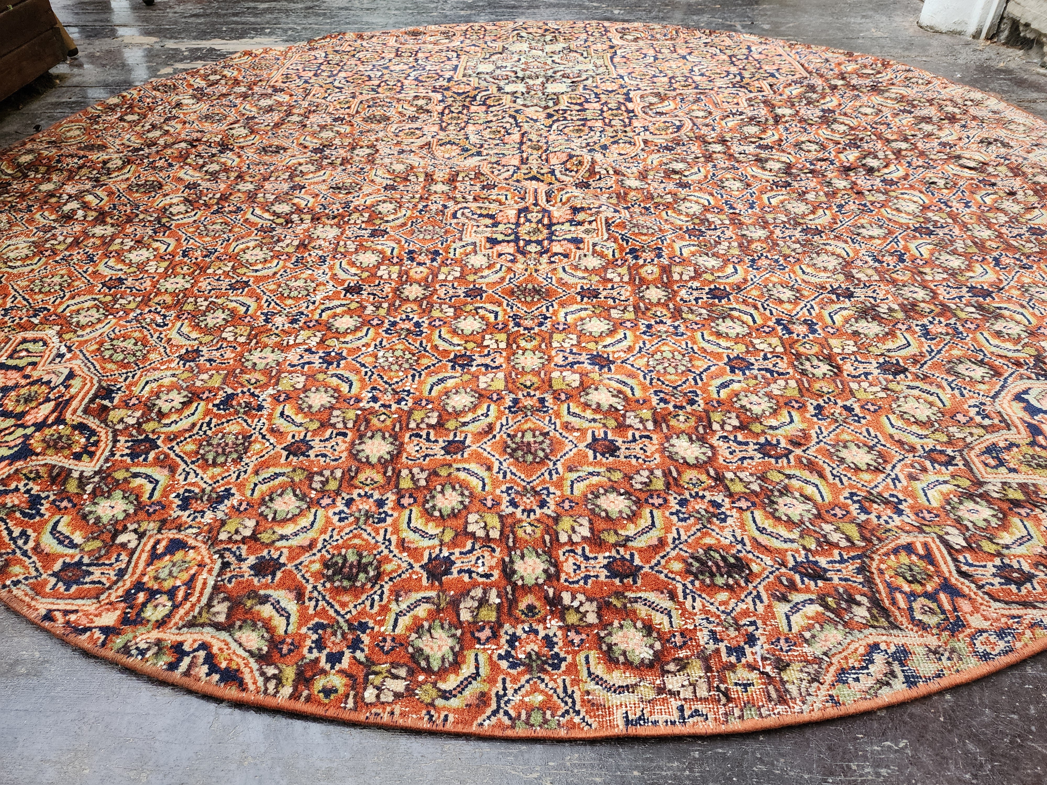 vintage Persian Area Rug — detail texture