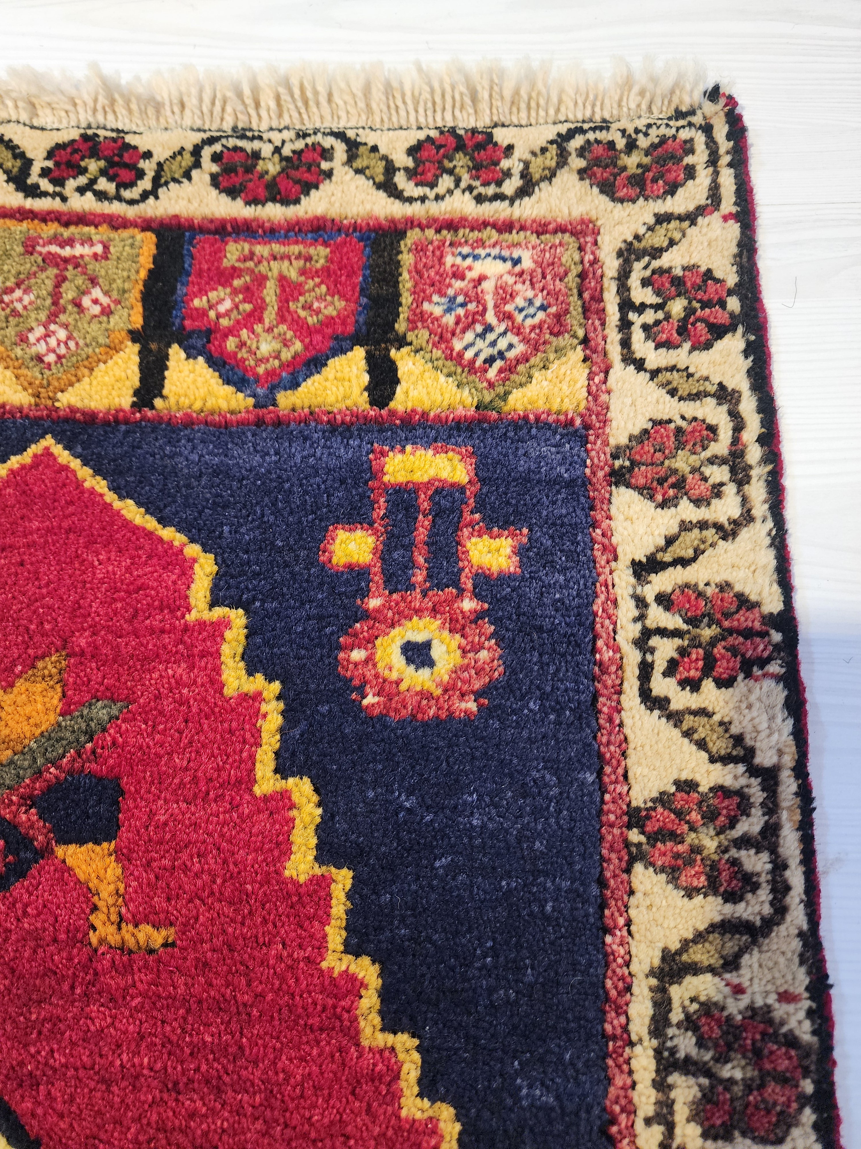 Sidymia — Antique Anatolian Wool Small Rug