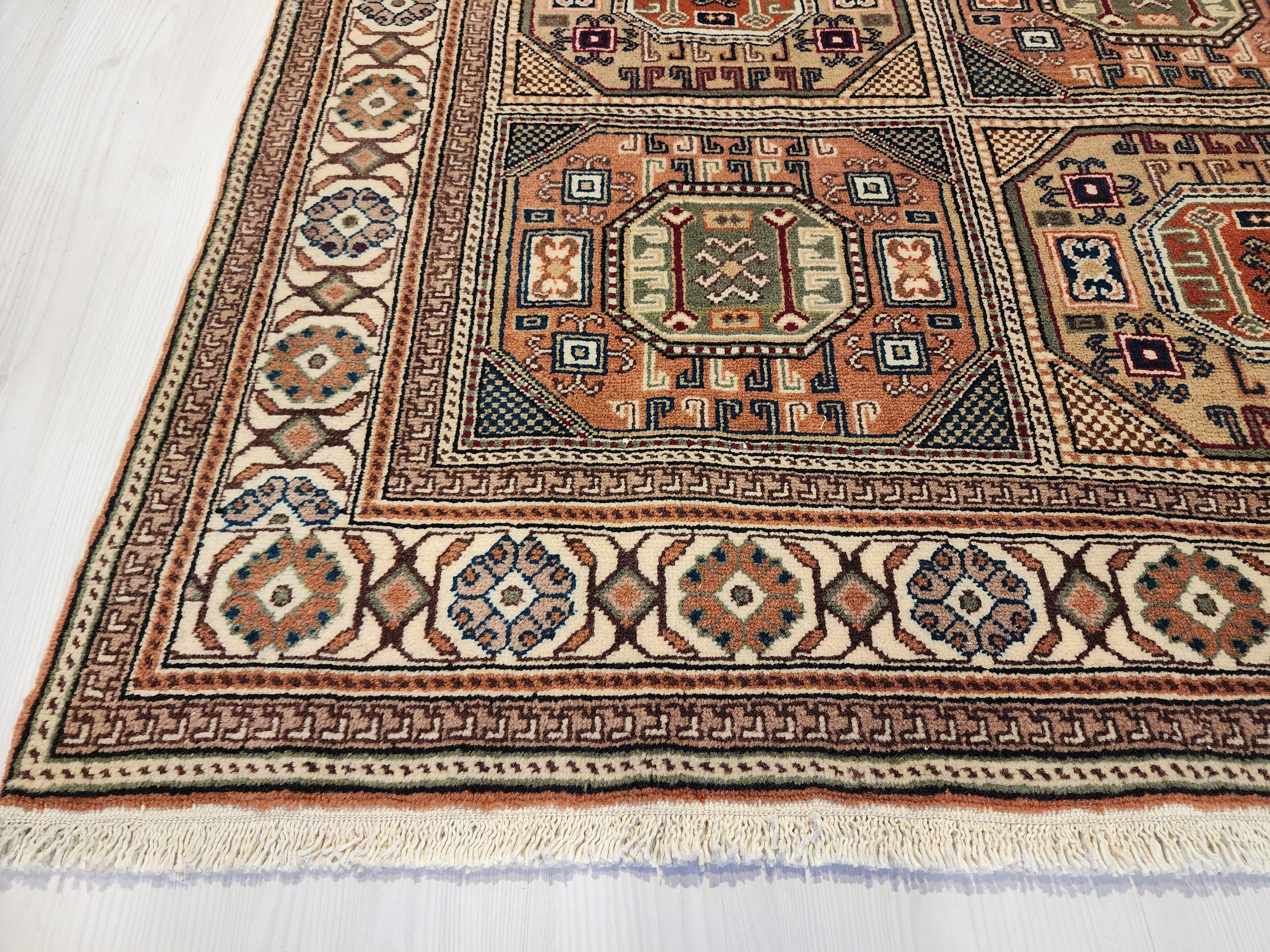 vintage Kayseri Wool Small Rug — pile detail