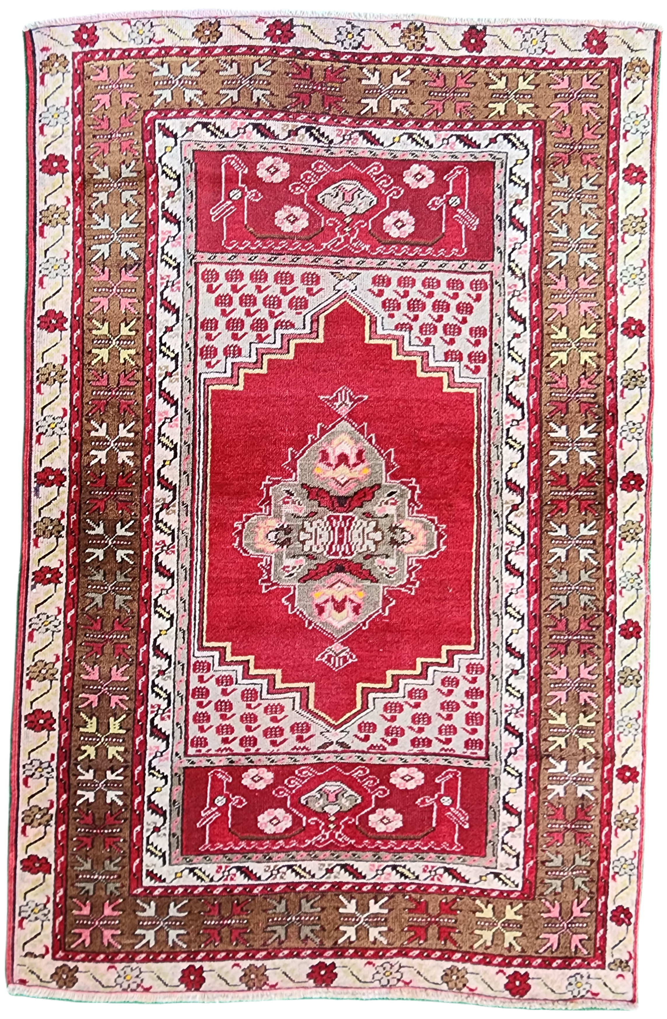 Marcella — Vintage Konya Wool Small Rug