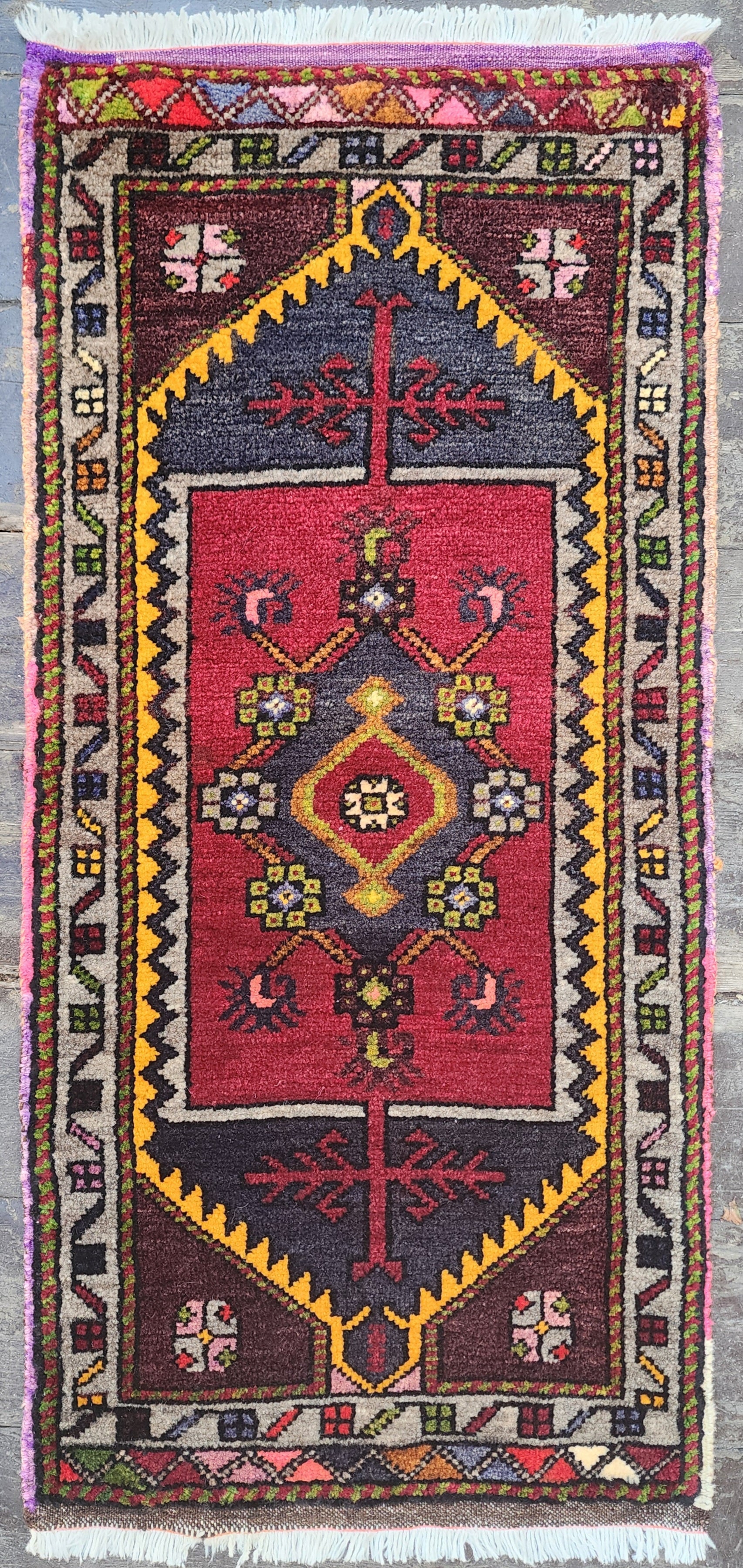 Ino — Antique Anatolian Small Rug