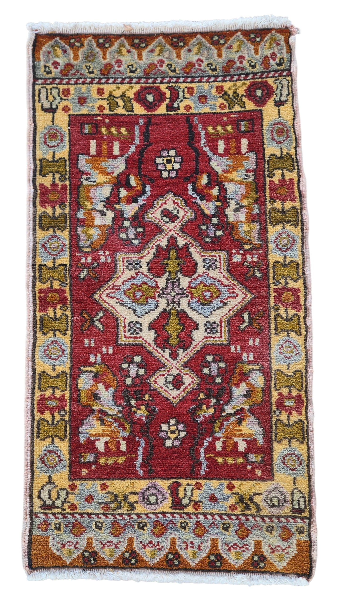 Oenone — Antique Oushak Wool Small Rug