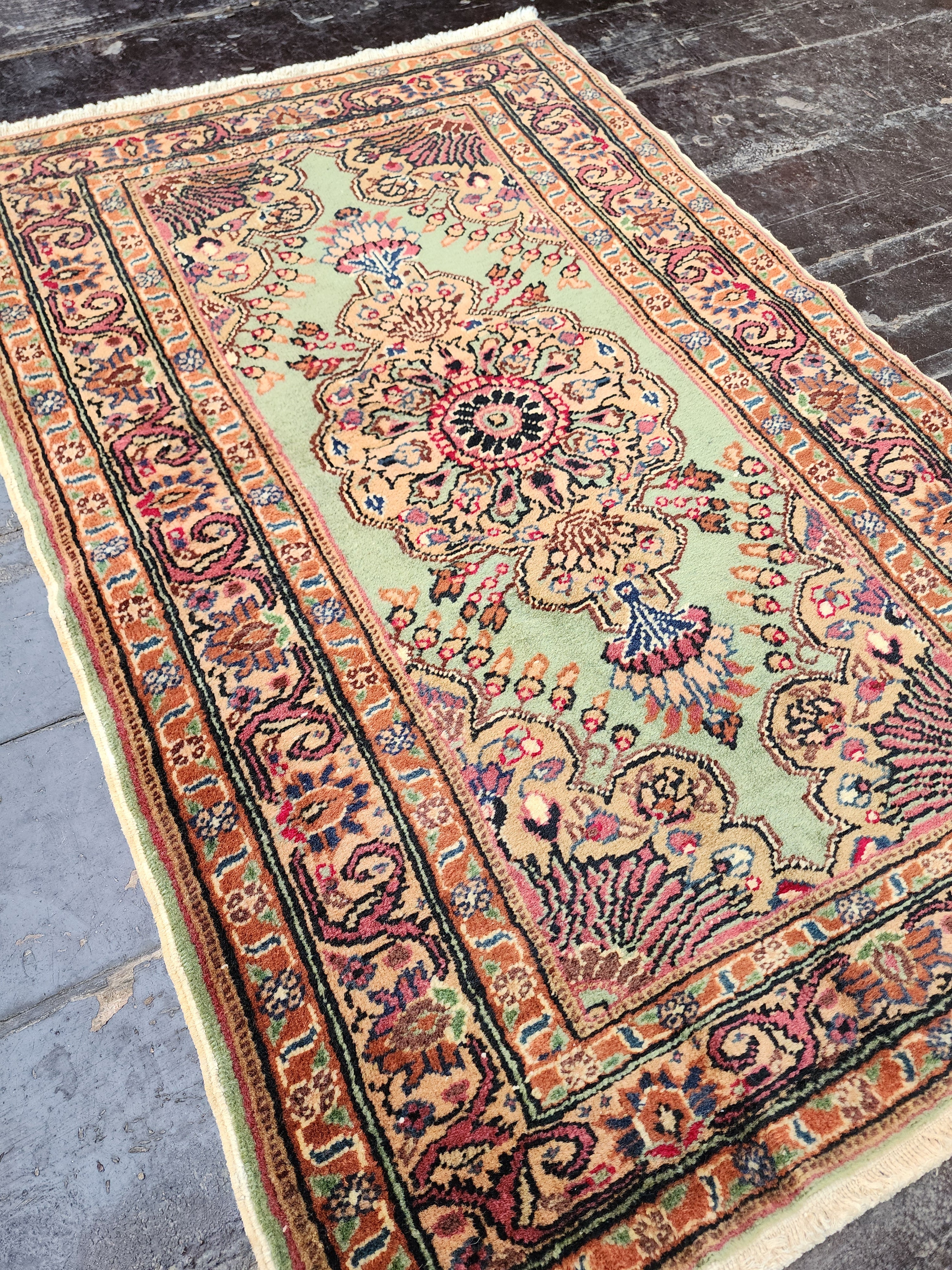 vintage Kayseri Small Rug — back view