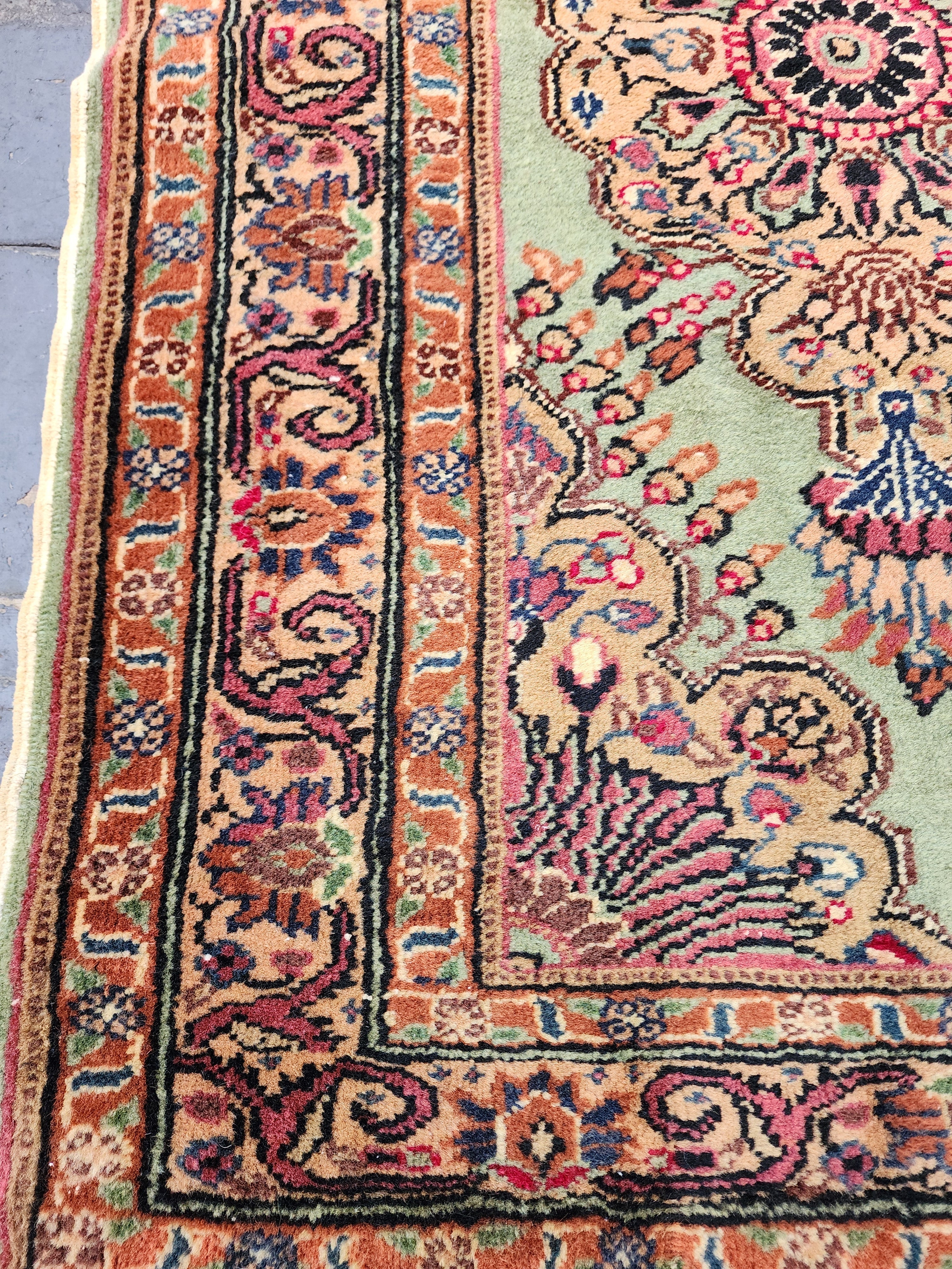 vintage Kayseri Small Rug — pattern close-up