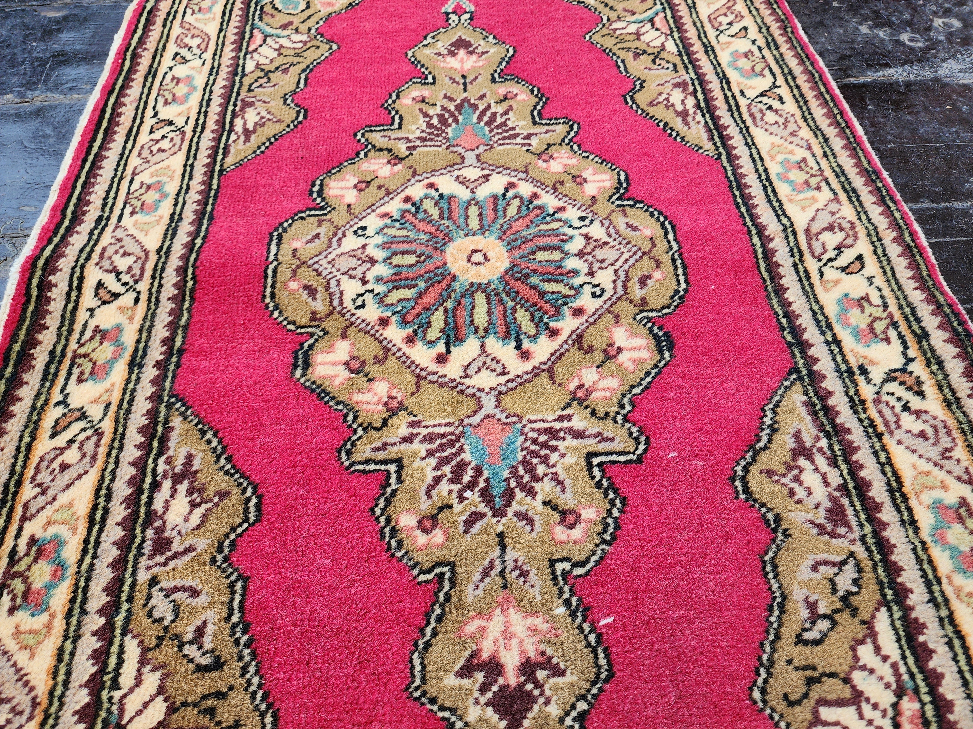 vintage Kayseri Small Rug — pattern close-up