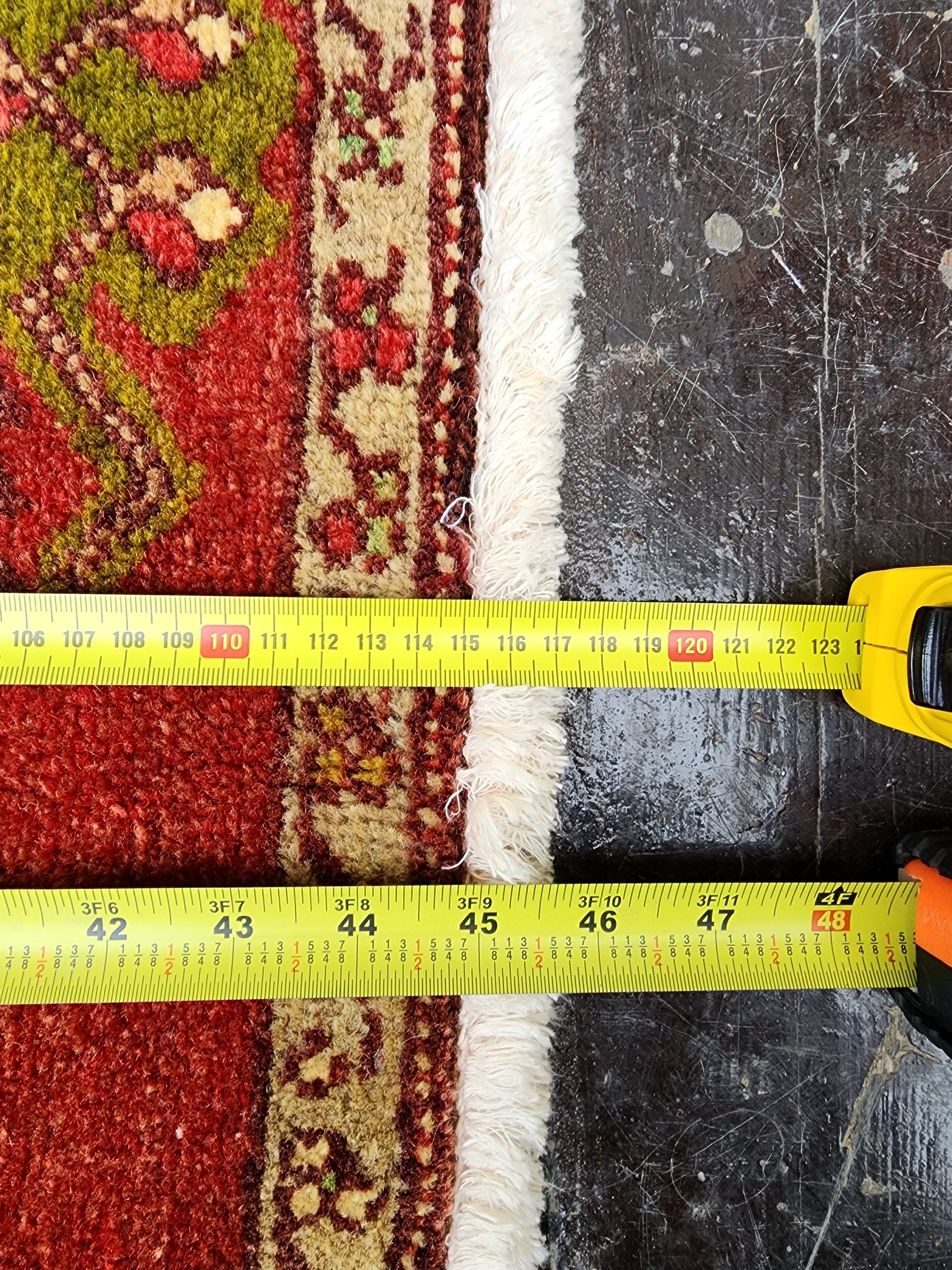 vintage Anatolian Small Rug — corner detail