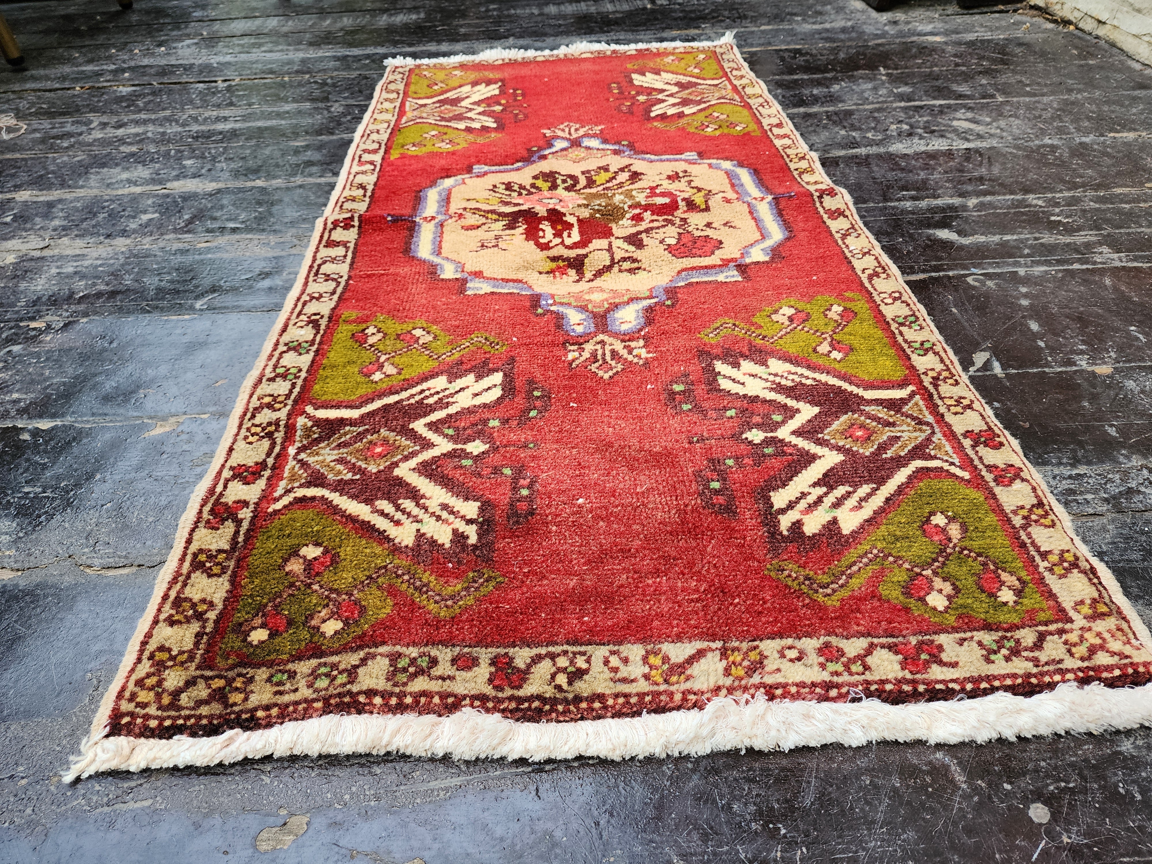 vintage Anatolian Small Rug — in setting