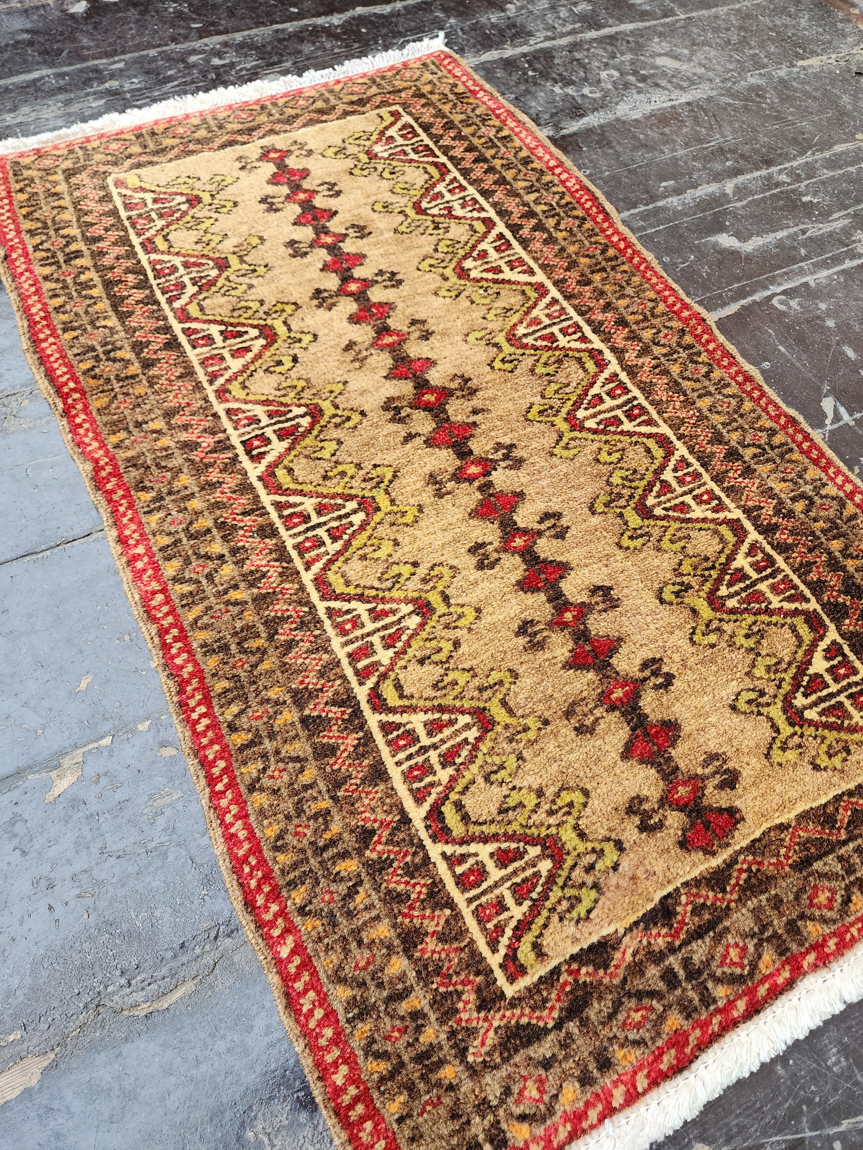 vintage Sivas Small Rug — back view