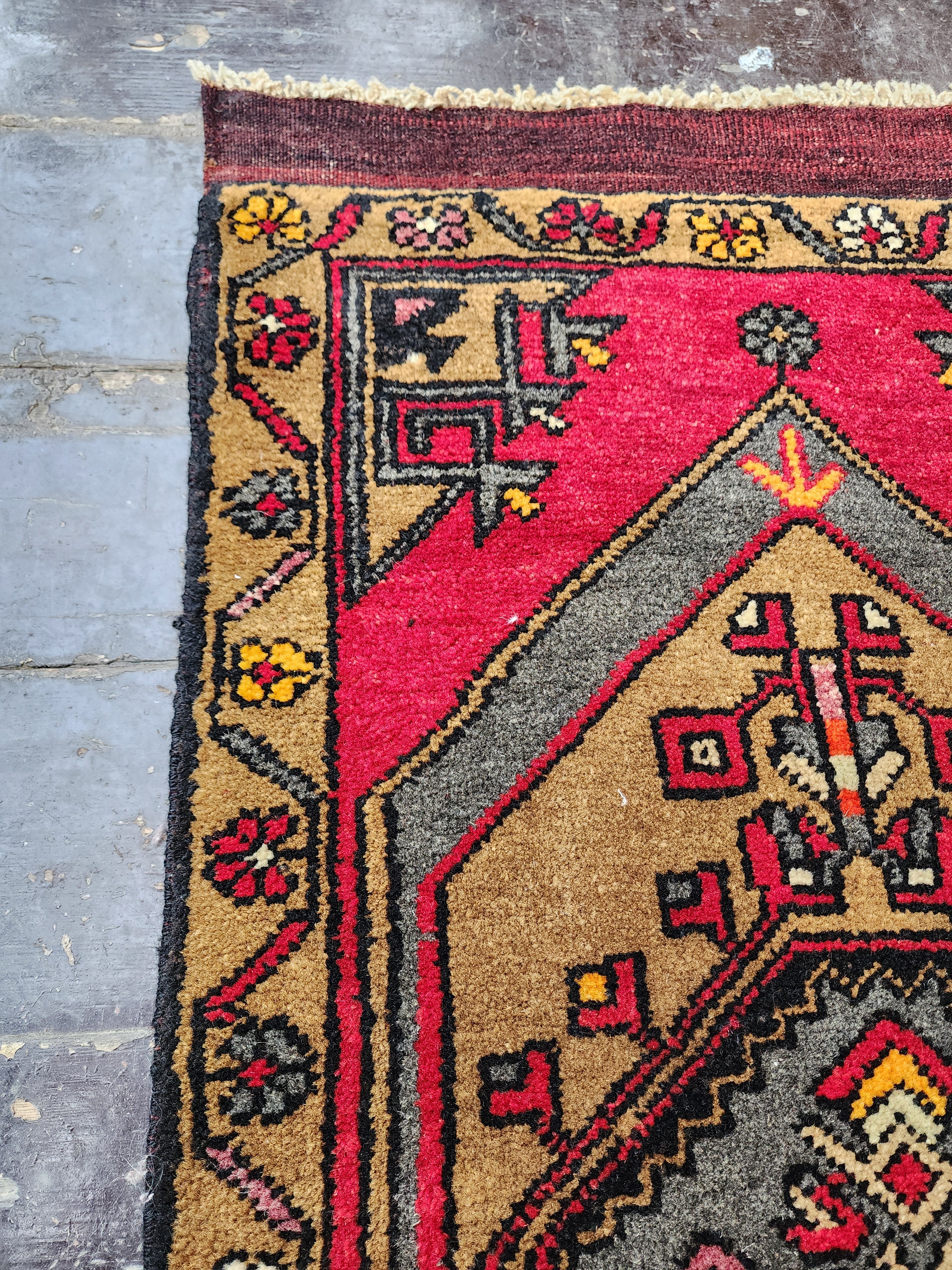 vintage Kayseri Small Rug — in setting