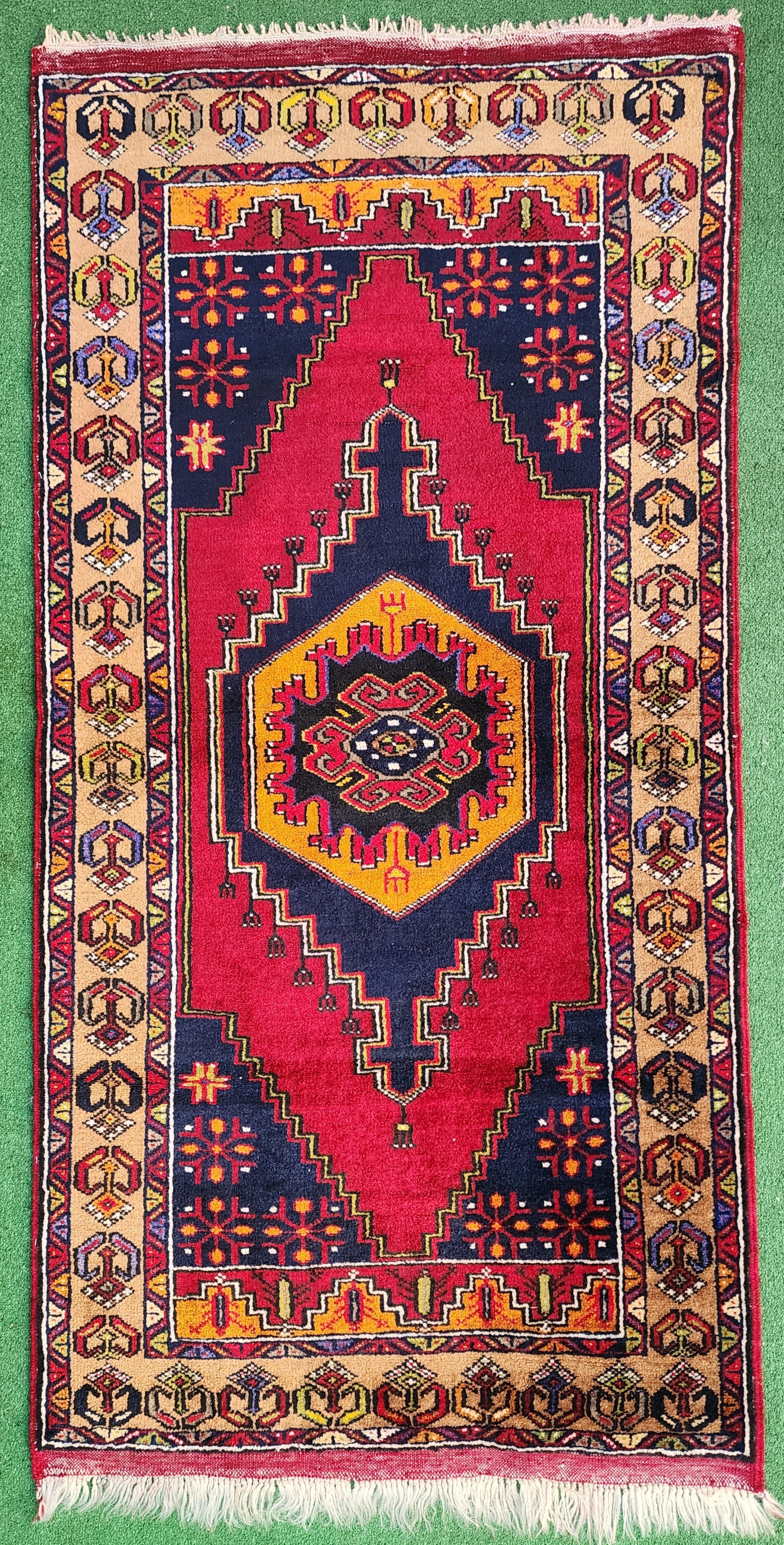 Turkish Tribal Yahyalı Rug 6'6''x3'3'' feet
