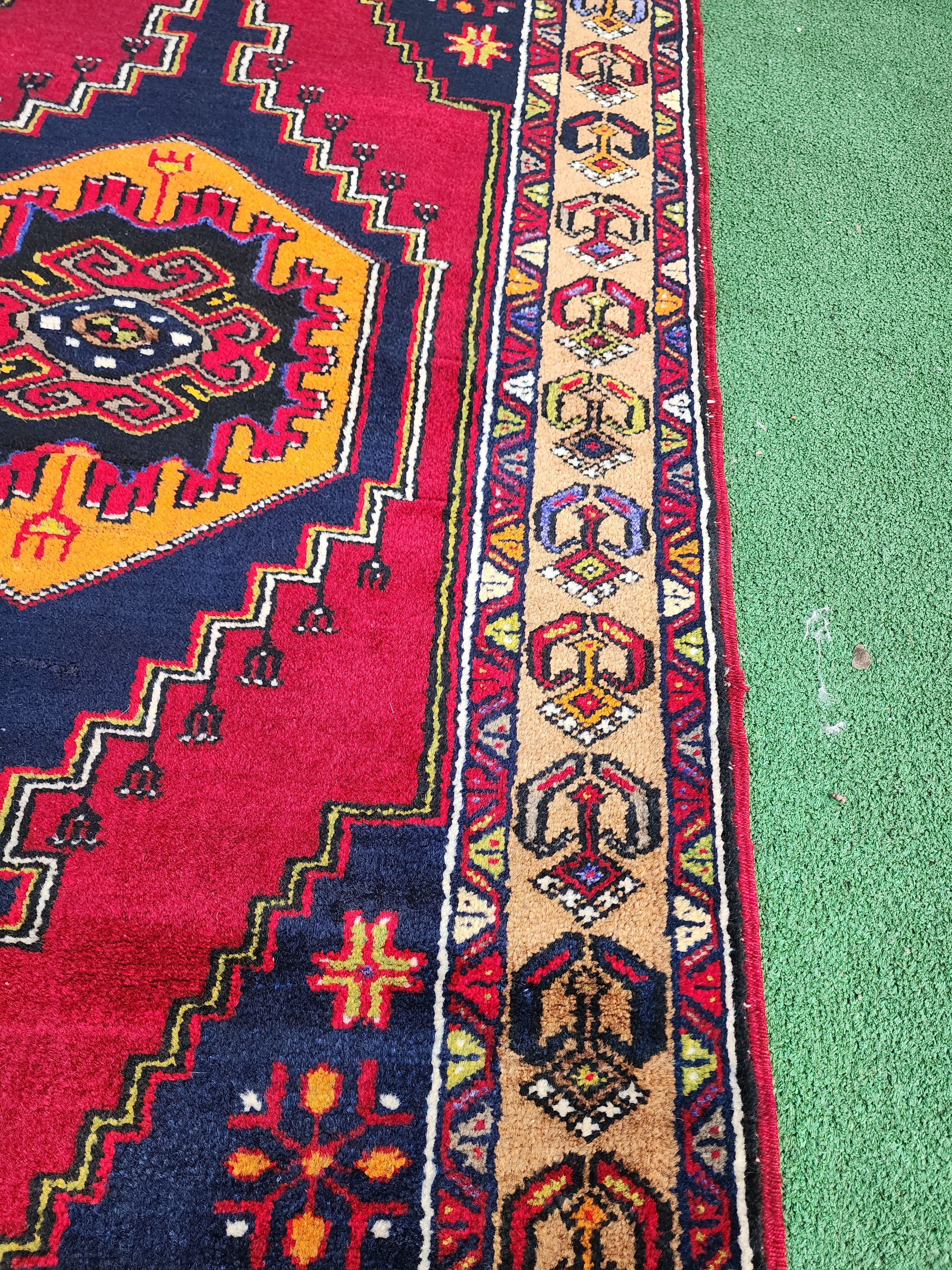 Alfombra tribal turca Yahyalı 6'6''x3'3'' pies