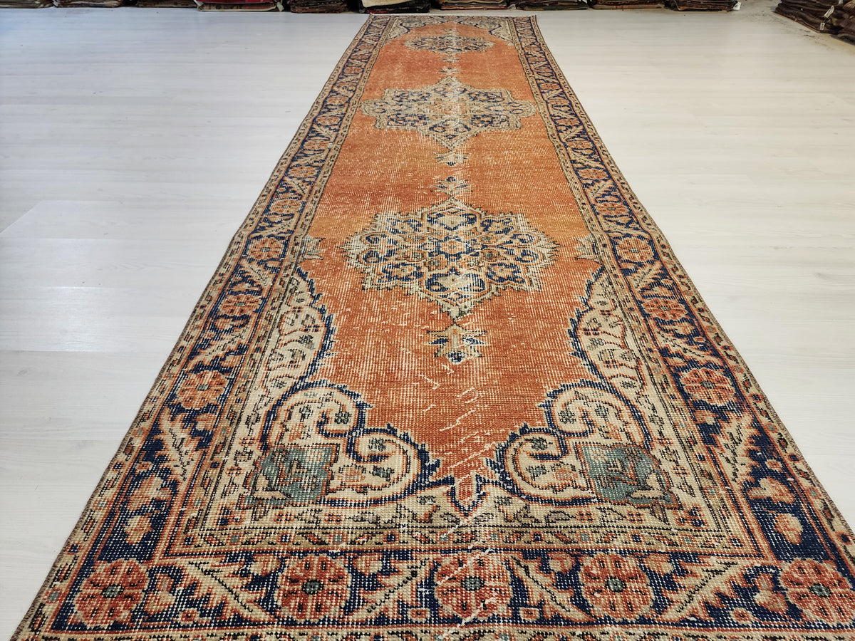 Hand-Knotted Turkish Wool Runner — photo 12